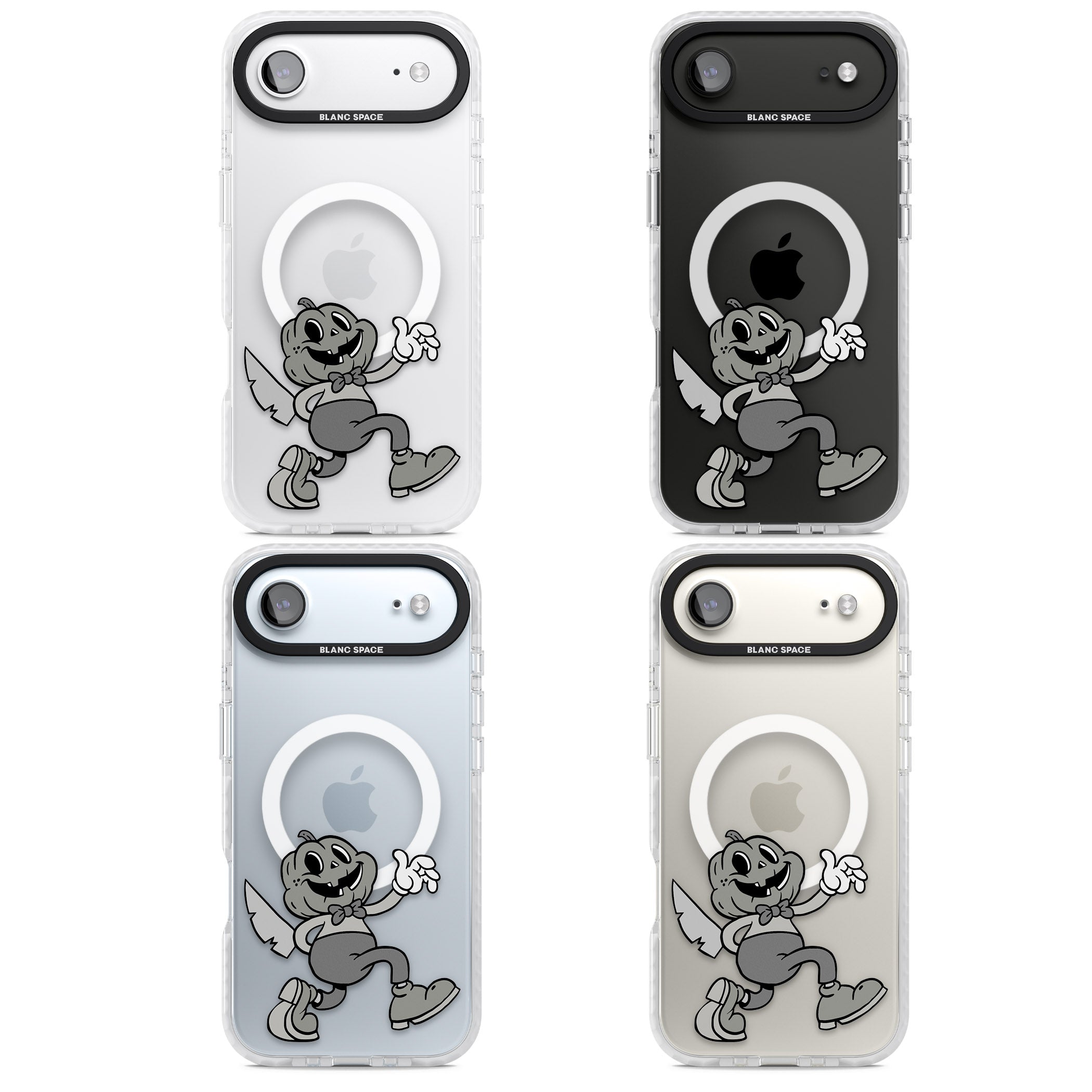 Jack O' Slasher iPhone 17 Air Impact Pro Clear Phone Case APT Impact Protection