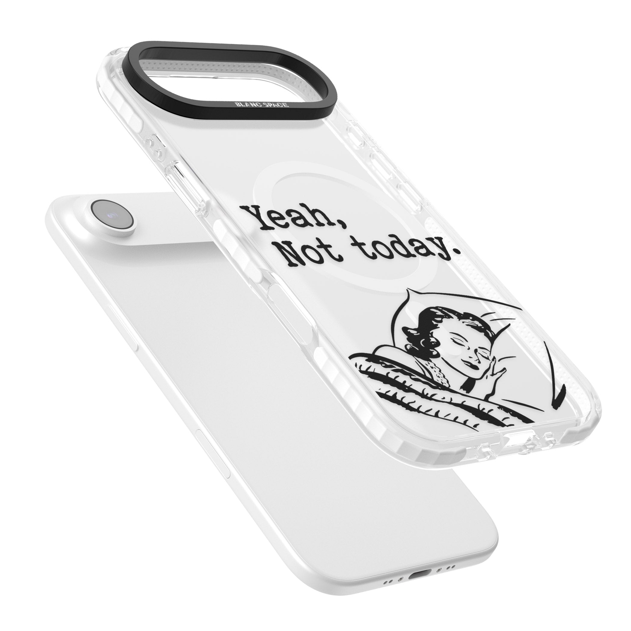 Yeah, Not Today iPhone 17 Air Impact Pro Clear Phone Case Colours