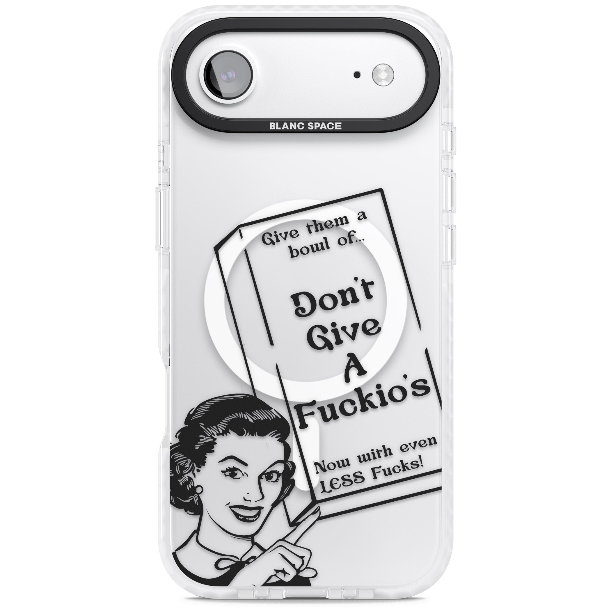 Dont Give A F Ckios Cereal iPhone 17 Air Impact Pro Clear Phone Case