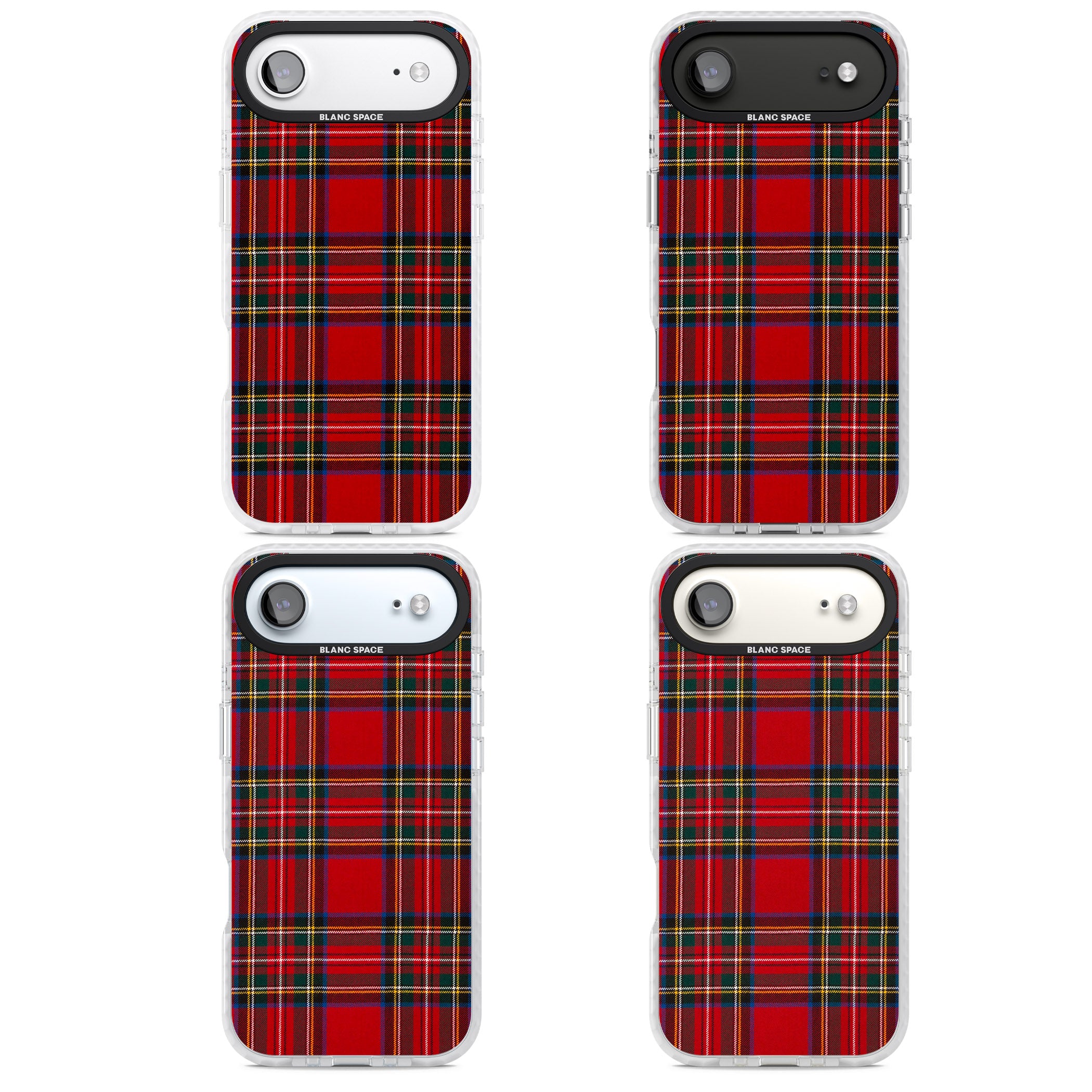 Royal Stewart Tartan iPhone 17 Air Impact Pro Clear Phone Case APT Impact Protection