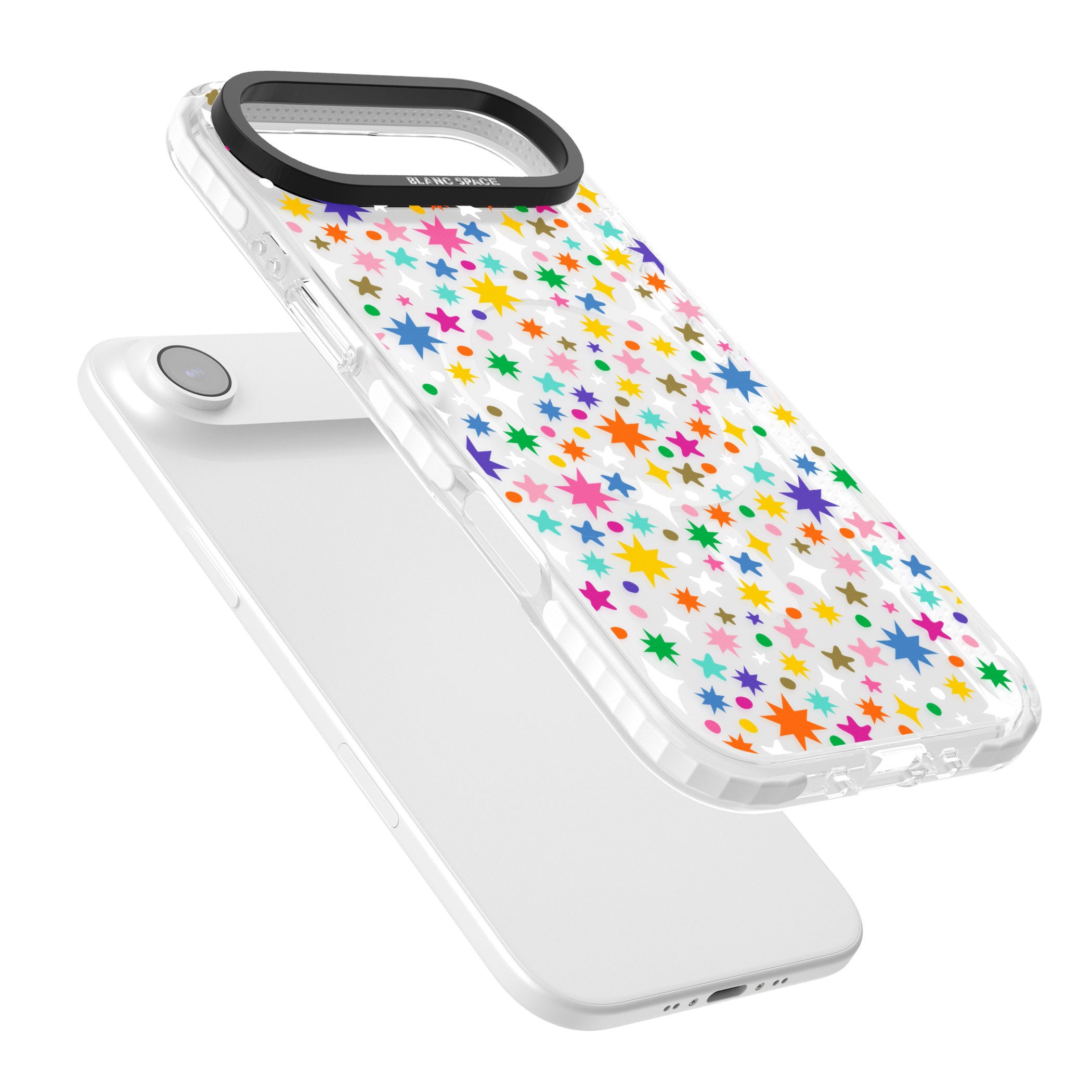 Rainbow Starburst iPhone 17 Air Impact Pro Clear Phone Case Colours