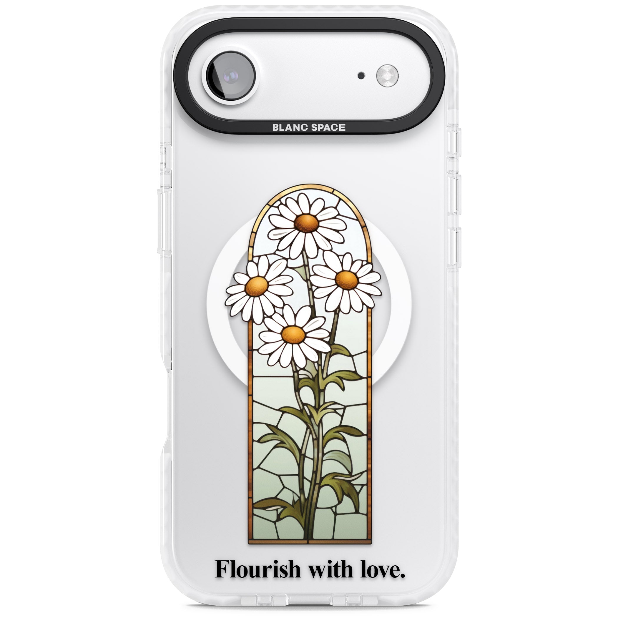 Flourish With Love iPhone 17 Air Impact Pro Clear Phone Case