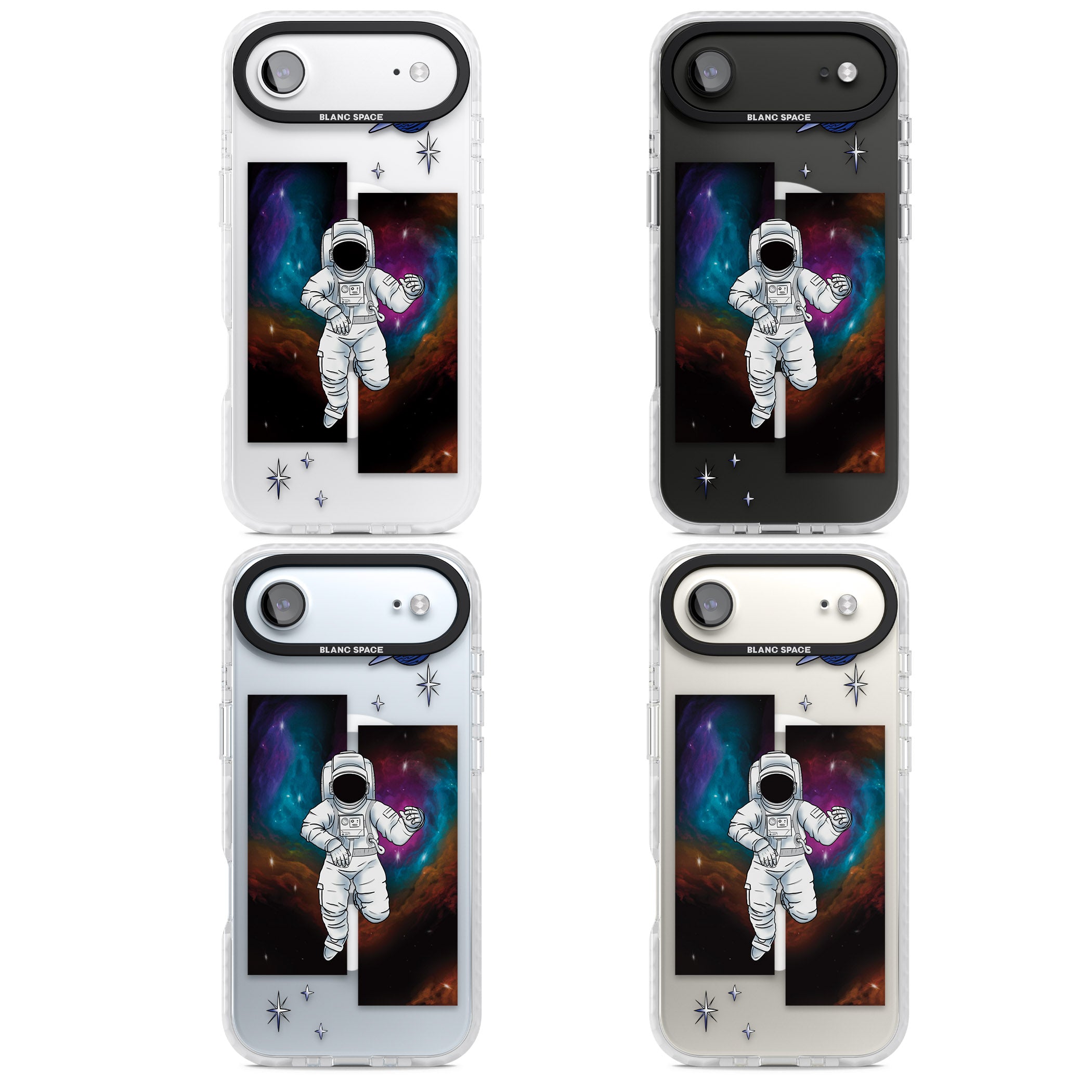 Escape The Nebula iPhone 17 Air Impact Pro Clear Phone Case APT Impact Protection