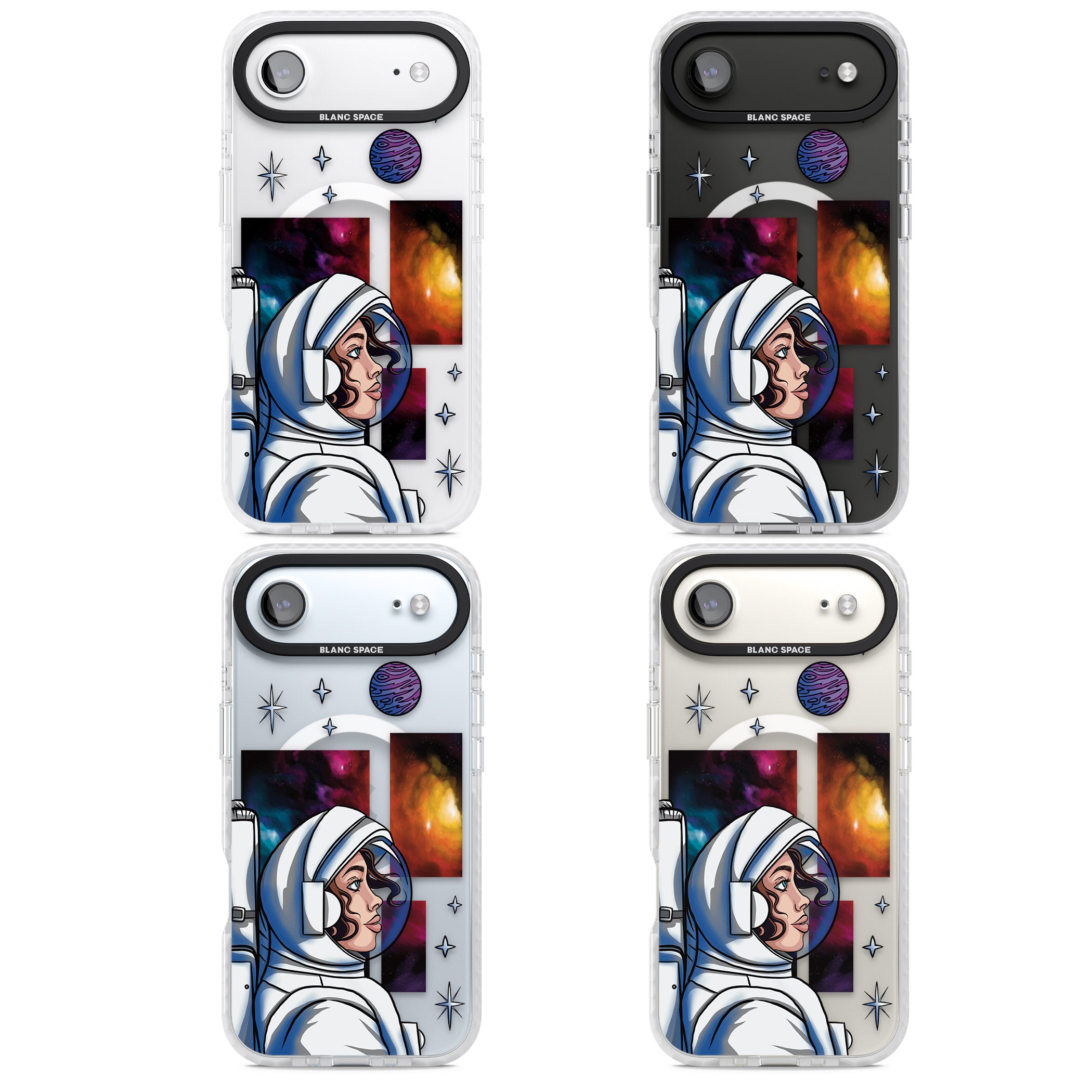 Cosmic Ambition iPhone 17 Air Impact Pro Clear Phone Case APT Impact Protection