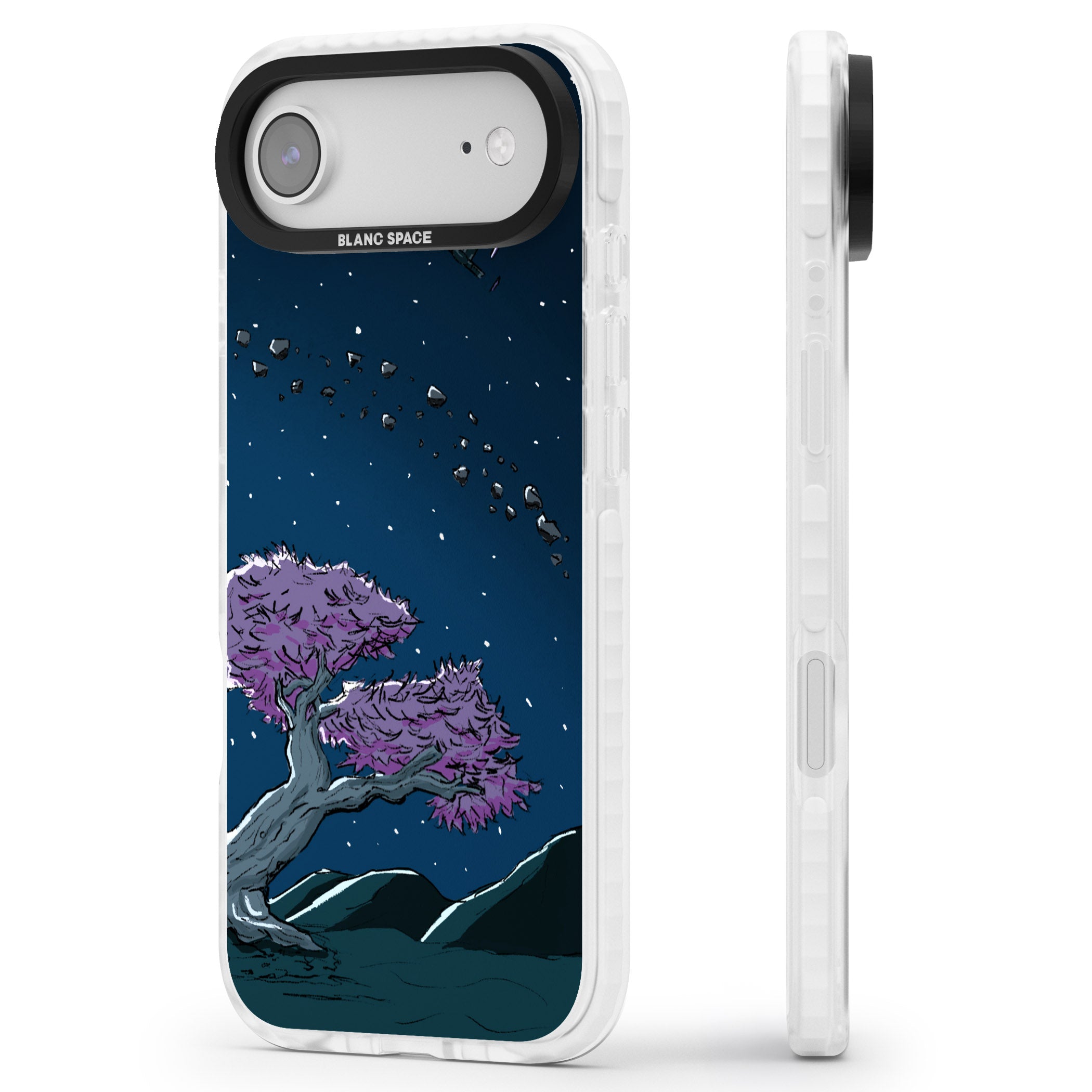 Orbit iPhone 17 Air Impact Pro Clear Phone Case Side Profile