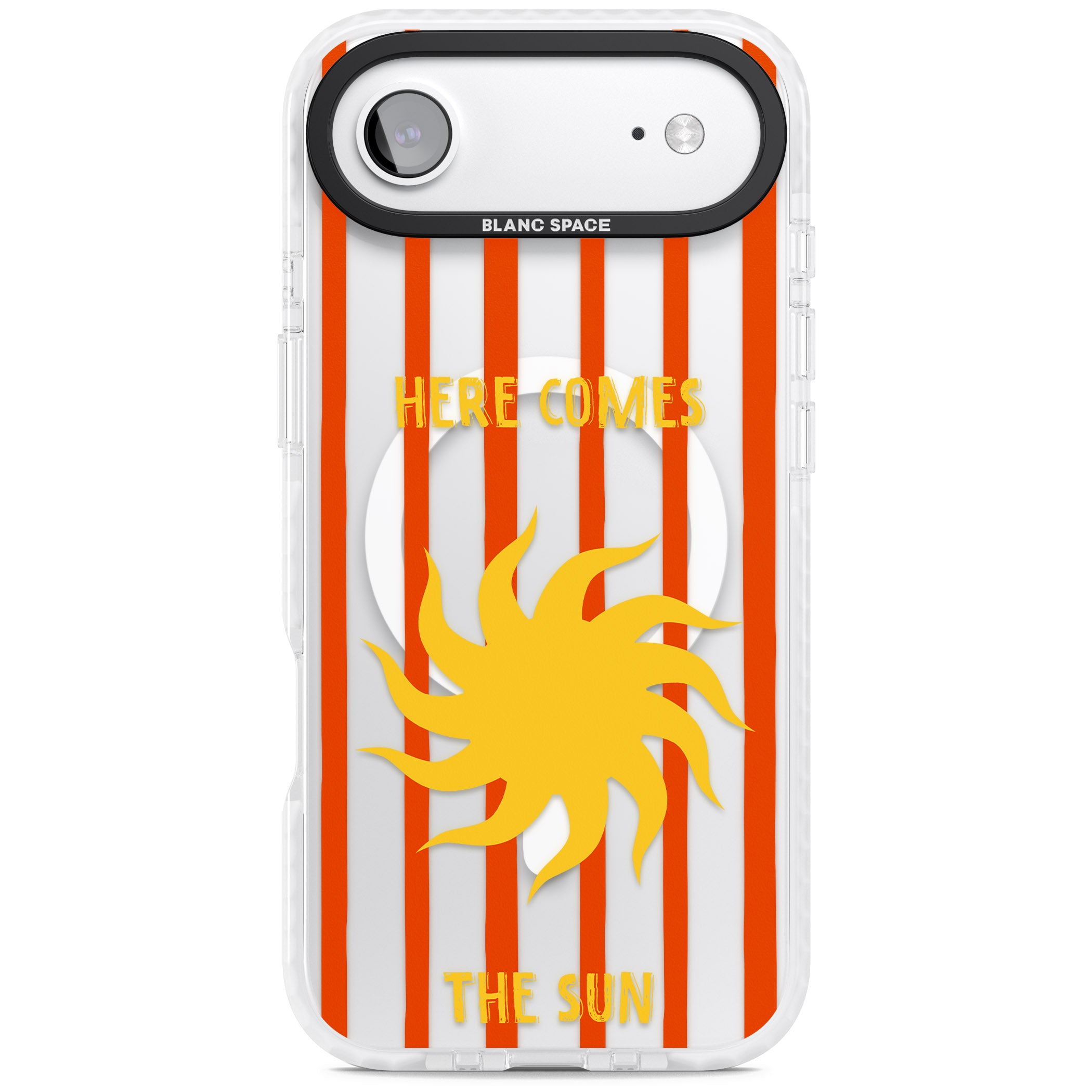Here Comes The Sun iPhone 17 Air Impact Pro Clear Phone Case