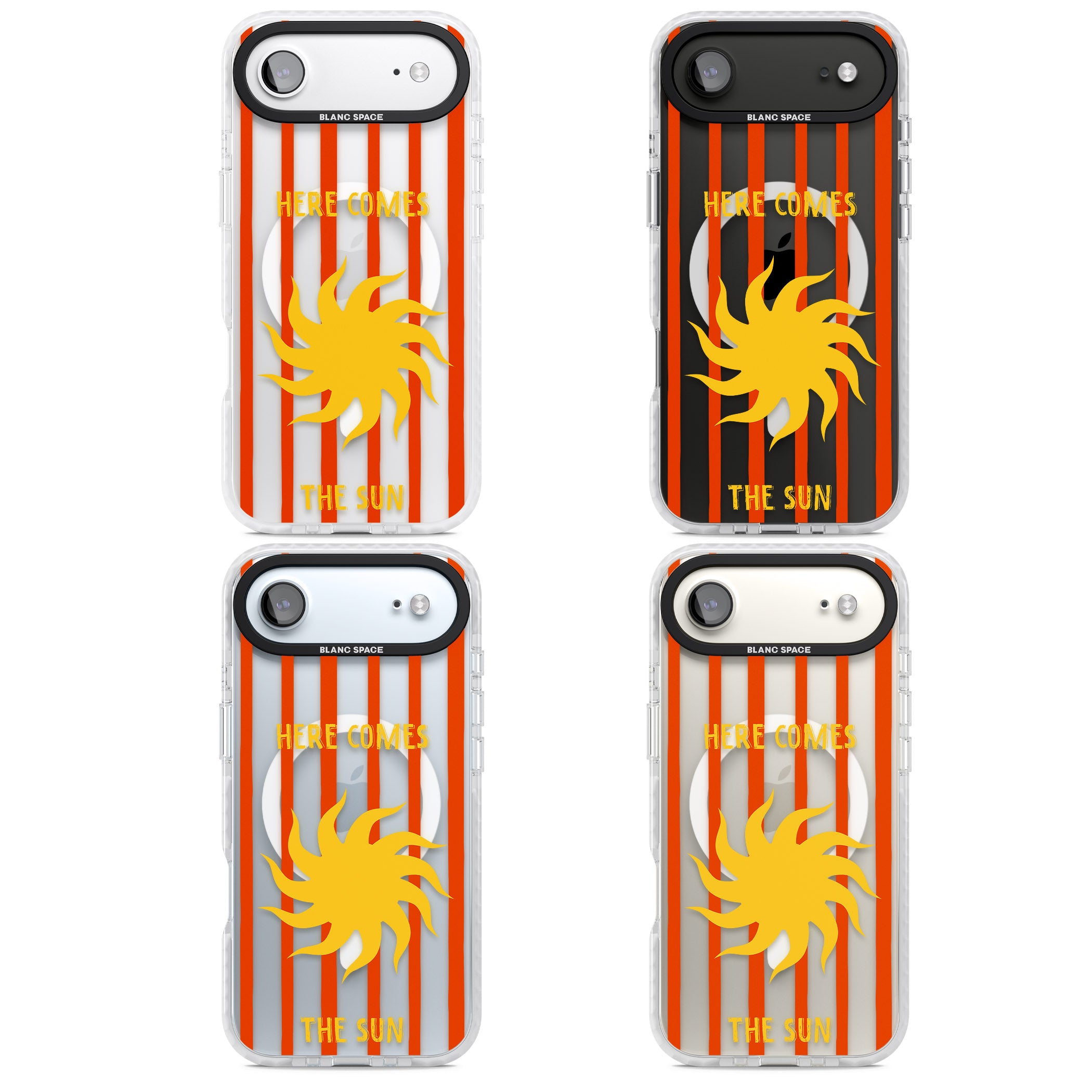 Here Comes The Sun iPhone 17 Air Impact Pro Clear Phone Case APT Impact Protection