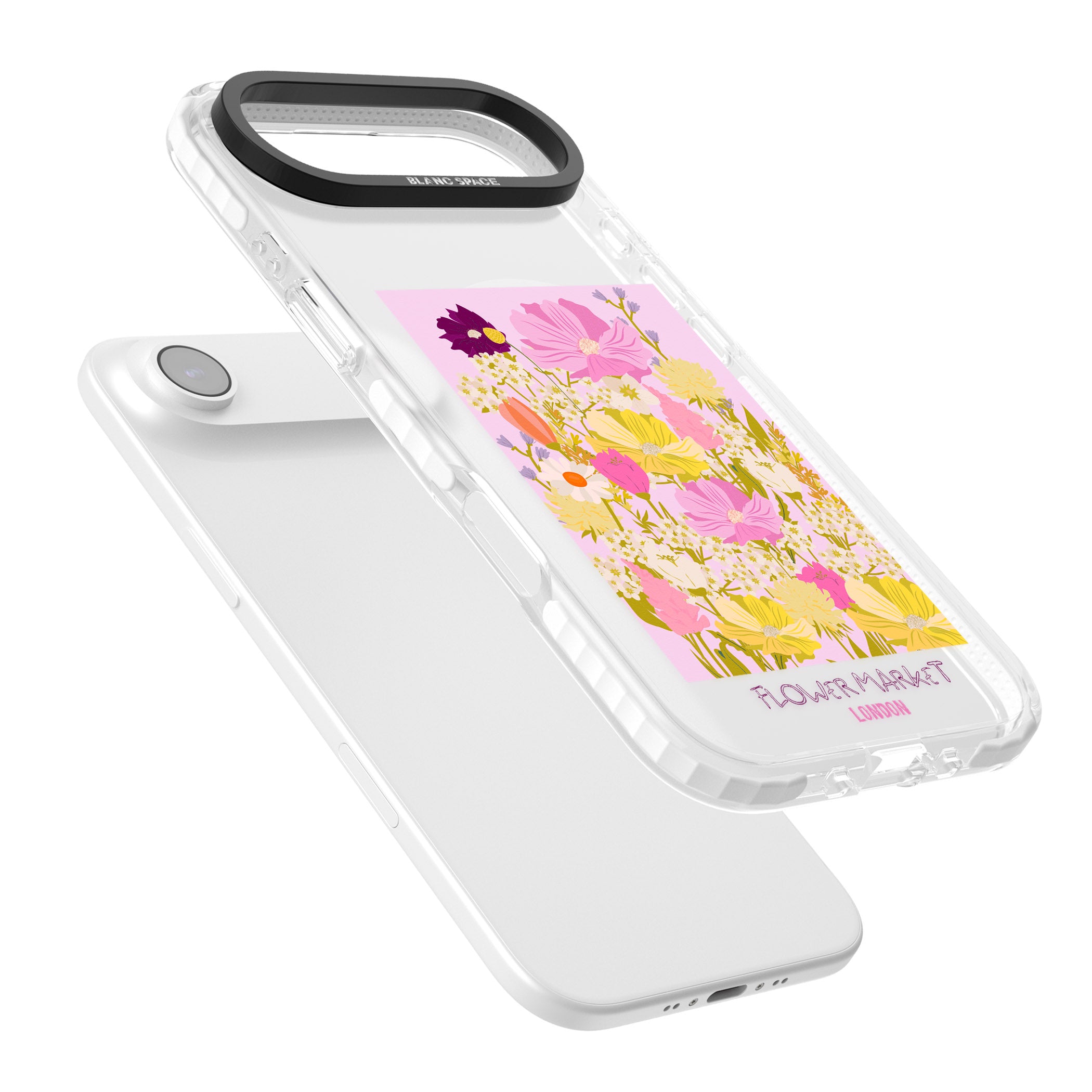 Flower Market iPhone 17 Air Impact Pro Clear Phone Case Colours