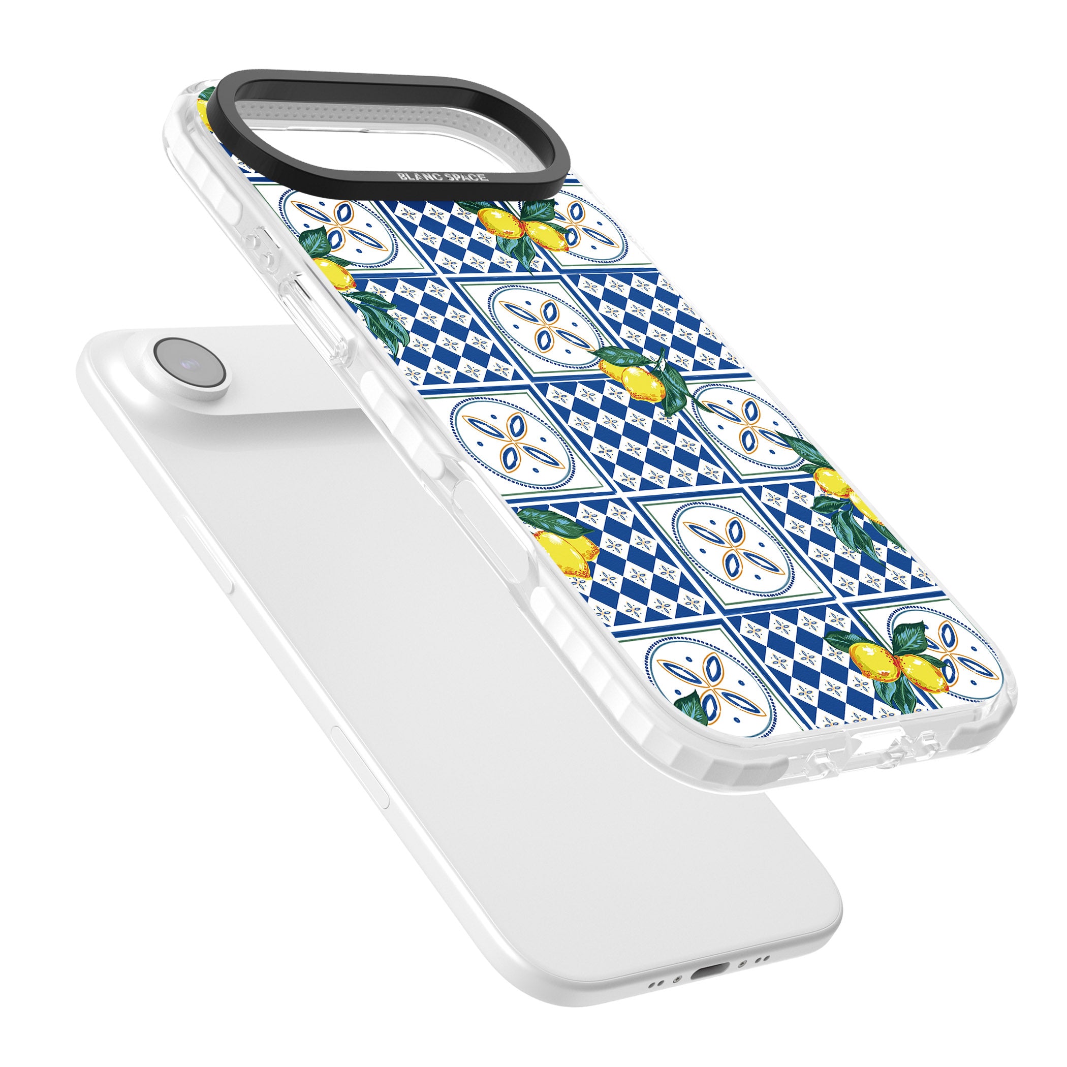 Lemon Tiles iPhone 17 Air Impact Pro Clear Phone Case Colours
