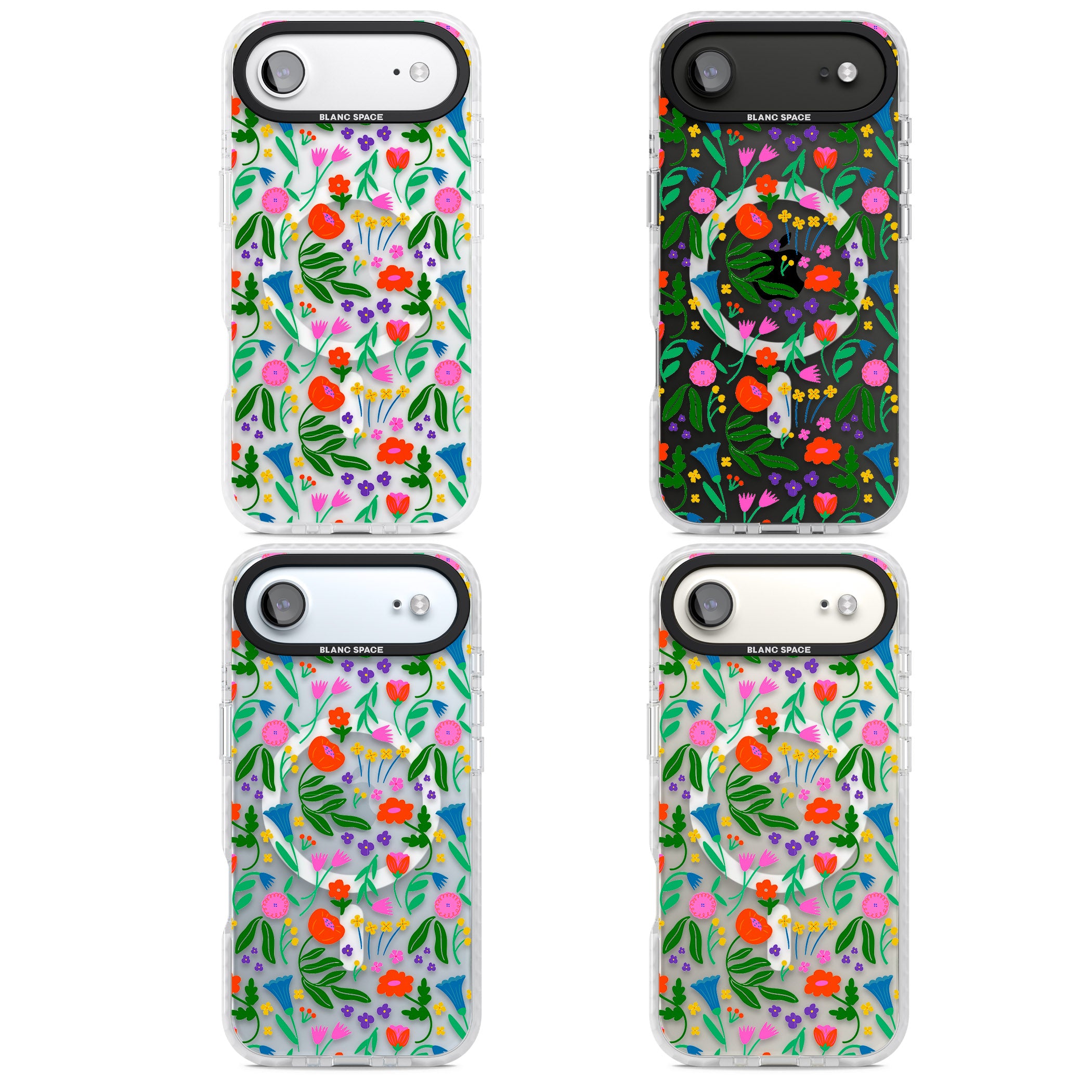 Summer Floral Fiesta iPhone 17 Air Impact Pro Clear Phone Case APT Impact Protection