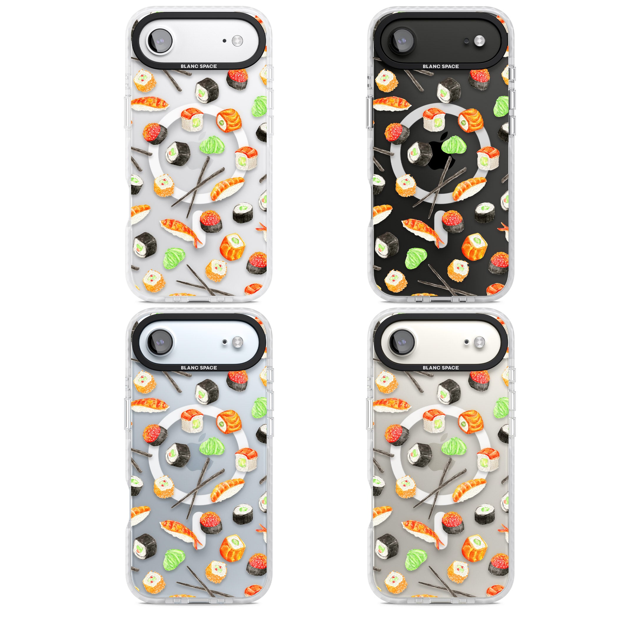 Sushi iPhone 17 Air Impact Pro Clear Phone Case APT Impact Protection