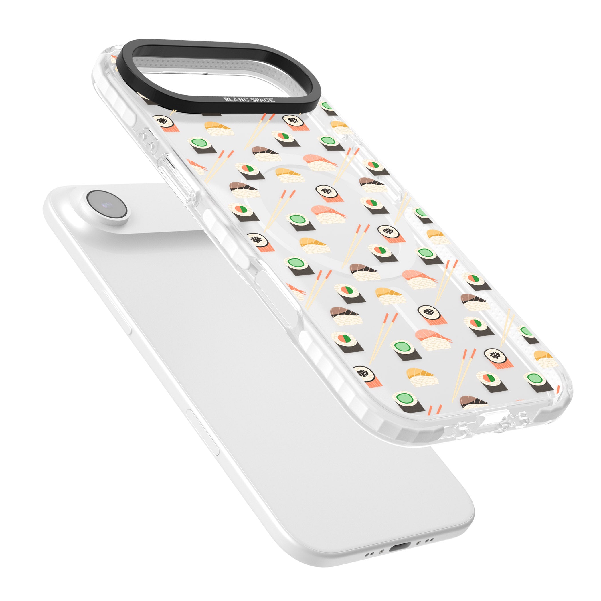 Sushi & Chopsticks Pattern iPhone 17 Air Impact Pro Clear Phone Case Colours