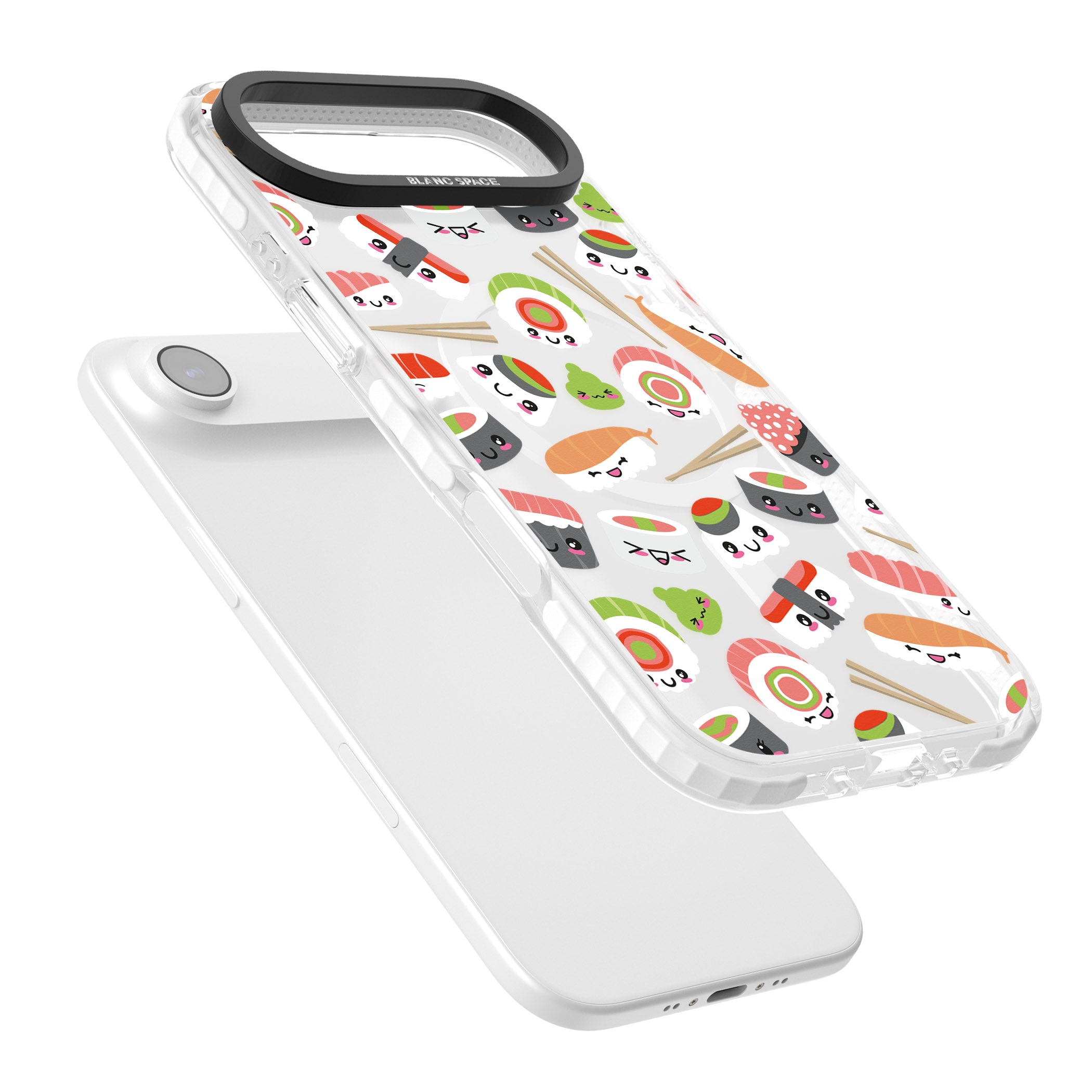 Kawaii Sushi Party iPhone 17 Air Impact Pro Clear Phone Case Colours