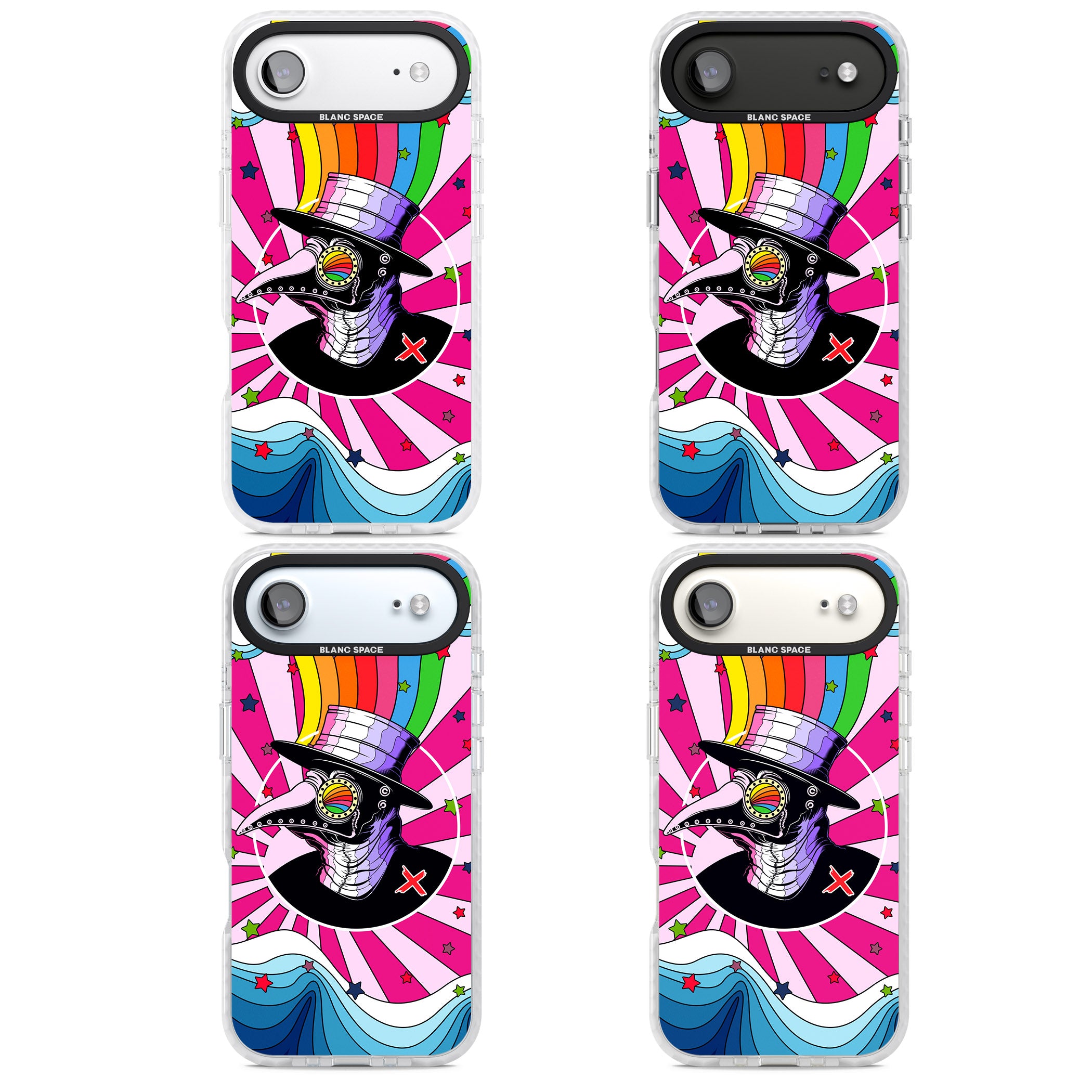 Plague Doctor Passion iPhone 17 Air Impact Pro Clear Phone Case APT Impact Protection