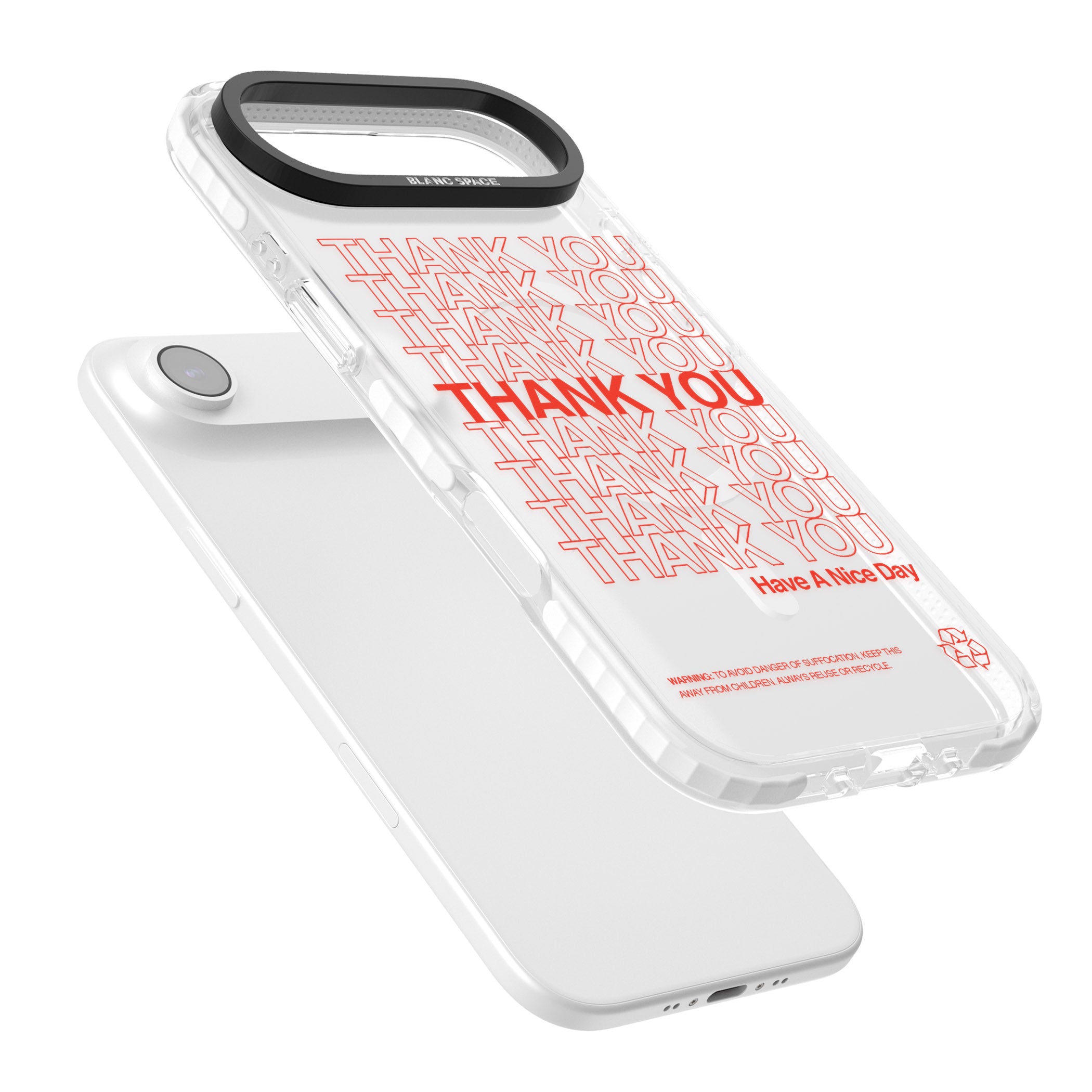 Thank You Have A Nice Day iPhone 17 Air Impact Pro Clear Phone Case Colours