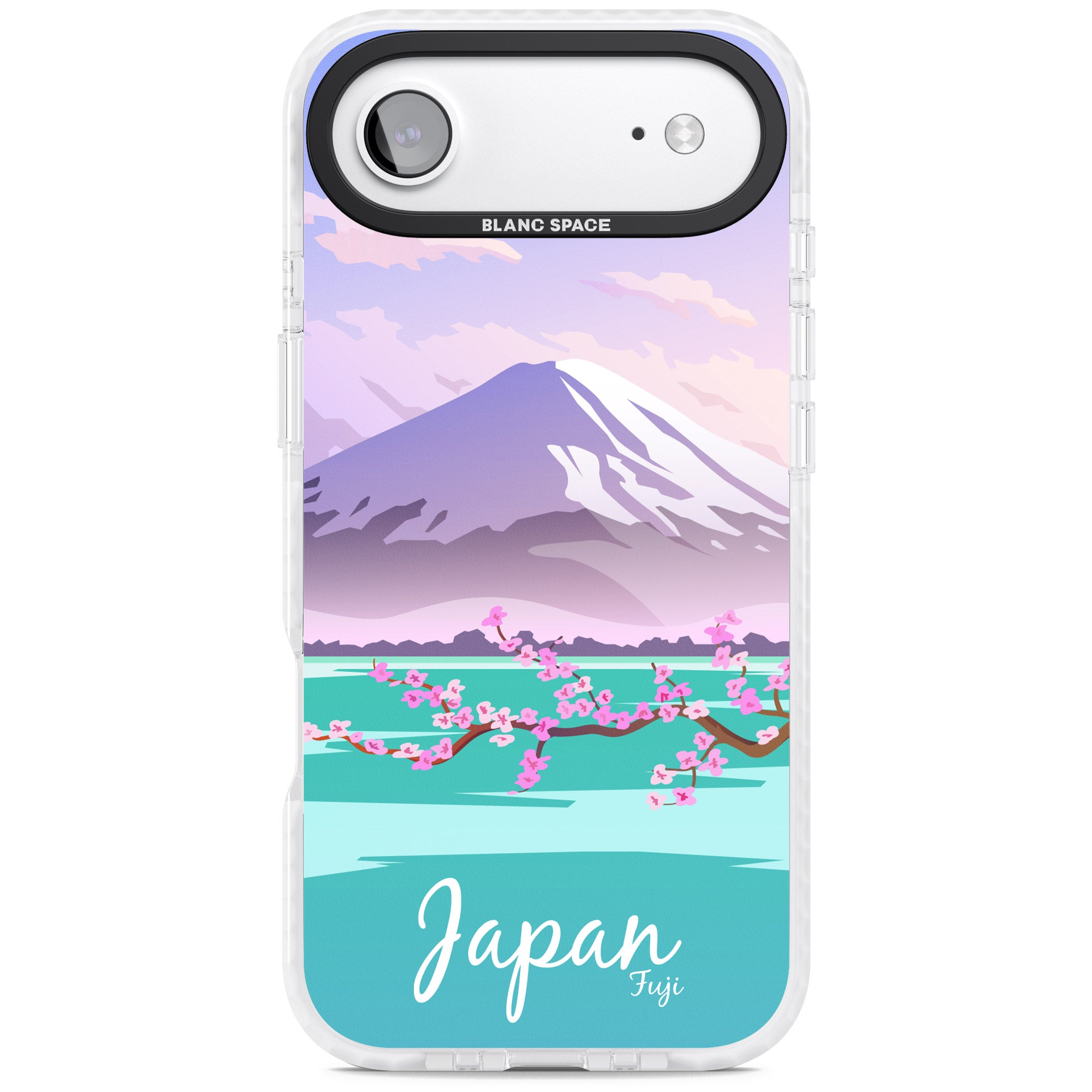 Vintage Travel Poster Japan iPhone 17 Air Impact Pro Clear Phone Case