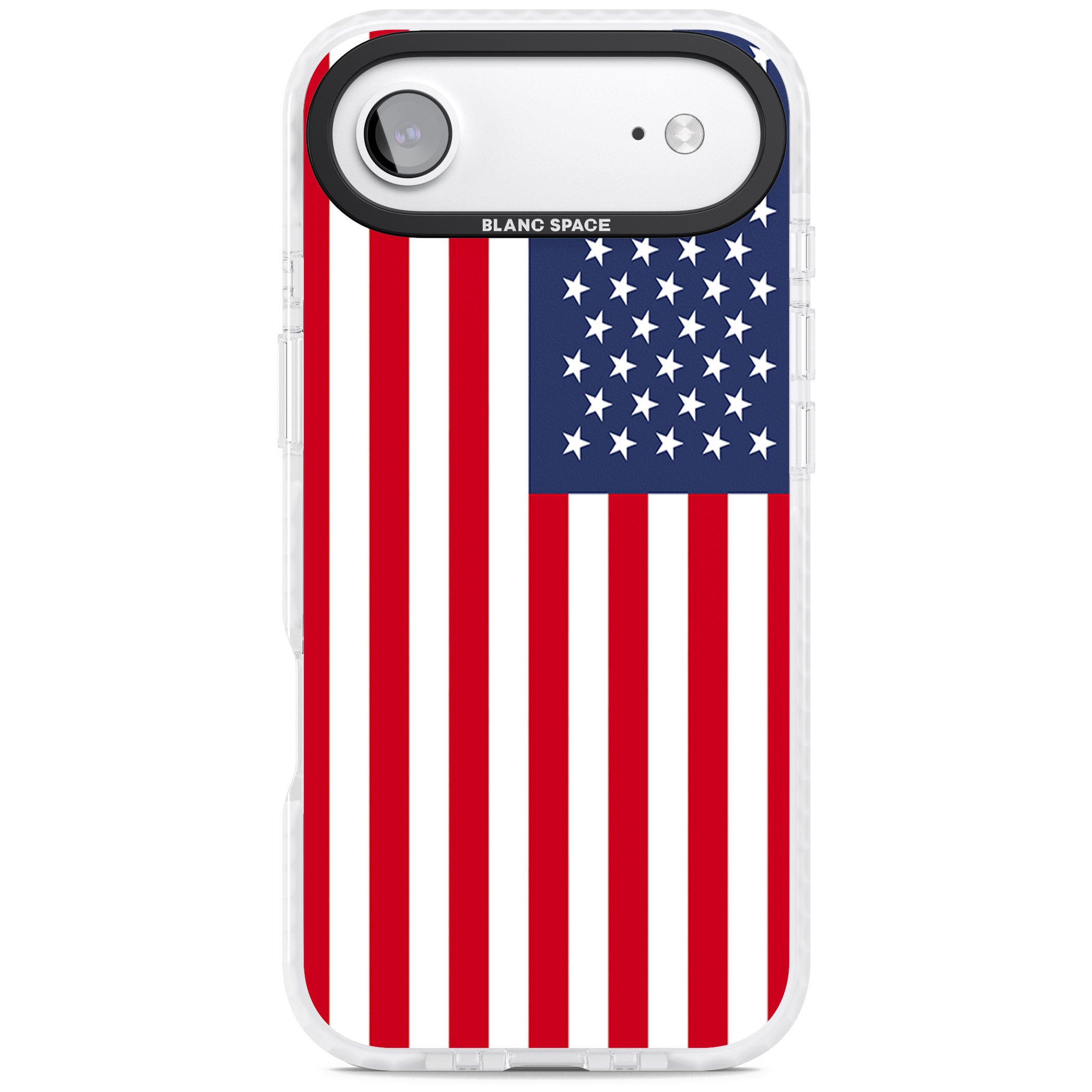 American Flag iPhone 17 Air Impact Pro Clear Phone Case