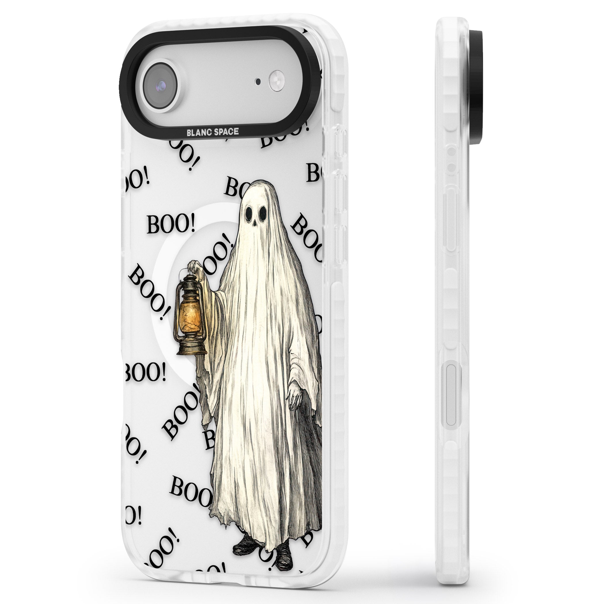 Light The Way iPhone 17 Air Impact Pro Clear Phone Case Side Profile