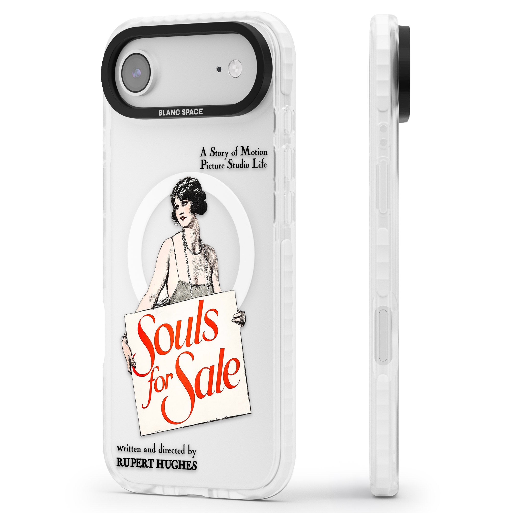 Souls For Sale Poster iPhone 17 Air Impact Pro Clear Phone Case Side Profile