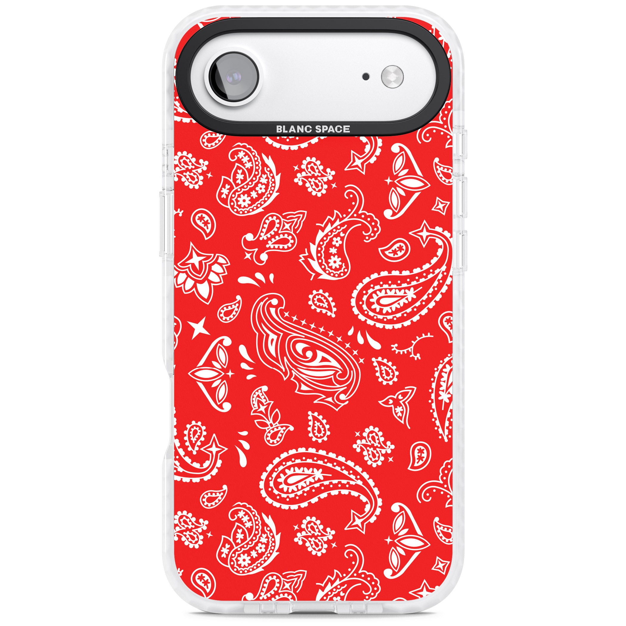 Red Bandana iPhone 17 Air Impact Pro Clear Phone Case