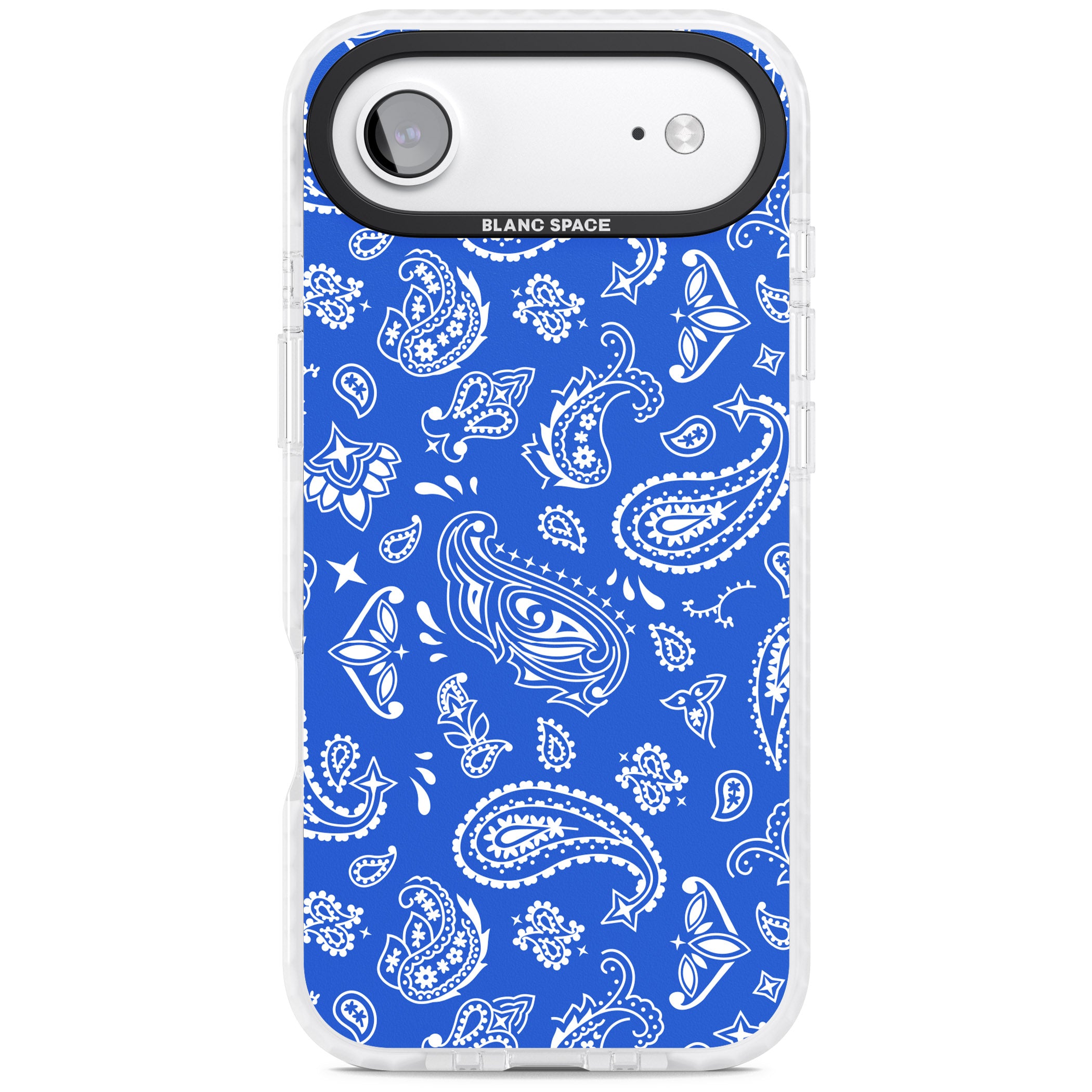 Blue Bandana iPhone 17 Air Impact Pro Clear Phone Case