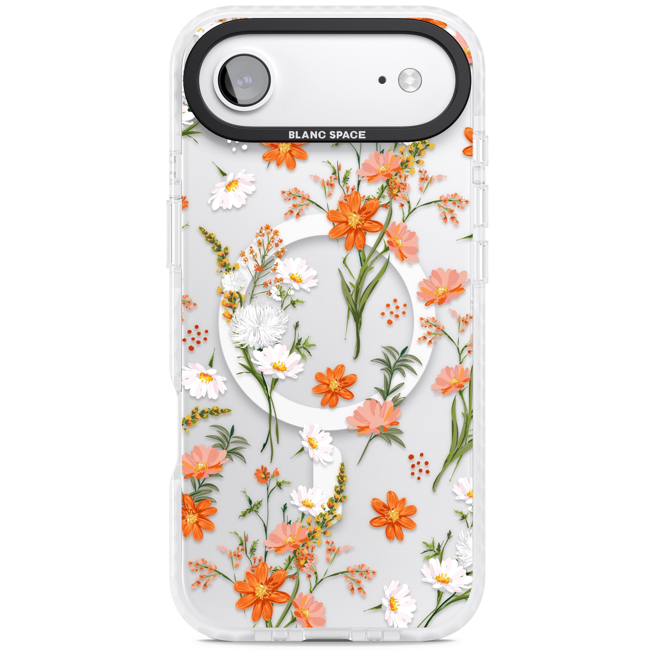 Sunset Wildflowers iPhone 17 Air Impact Pro Clear Phone Case