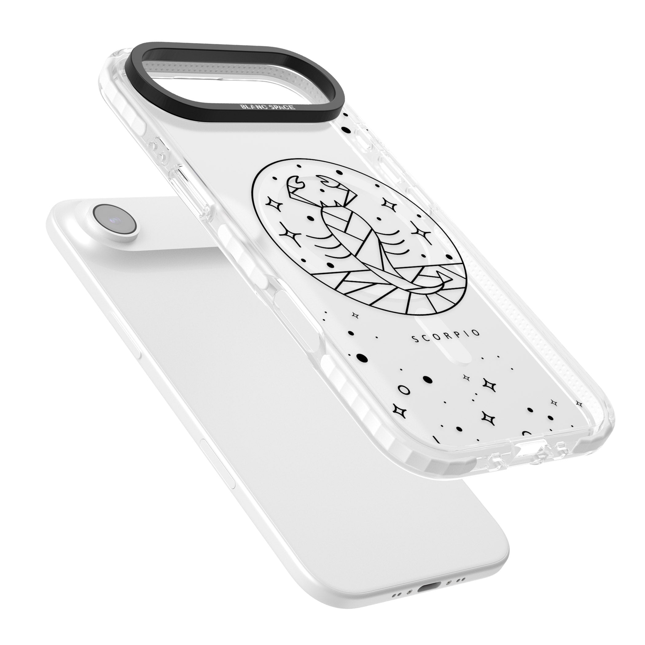 Scorpio Emblem Cosmic Design iPhone 17 Air Impact Pro Clear Phone Case Colours