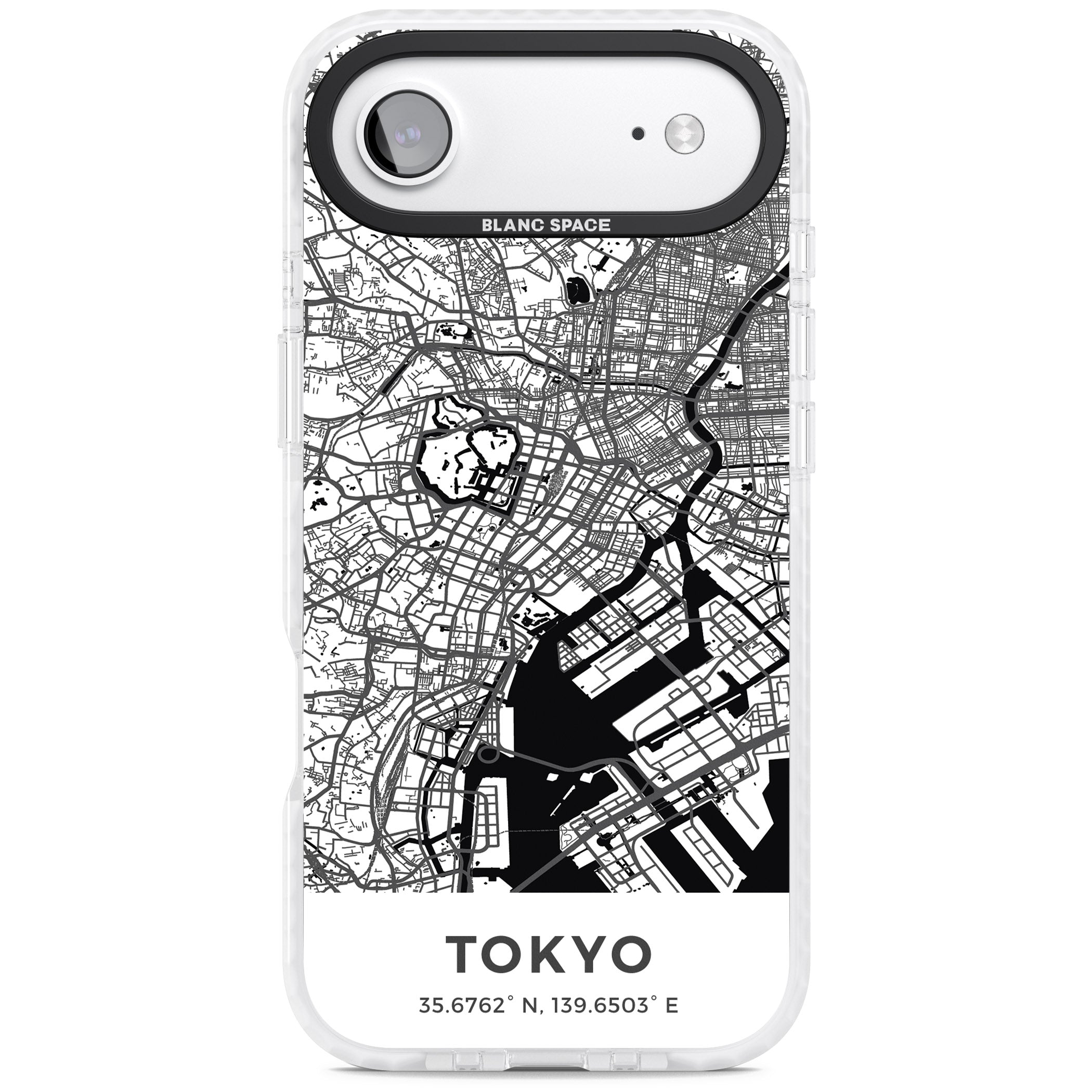 Tokyo Map iPhone 17 Air Impact Clear Phone Case