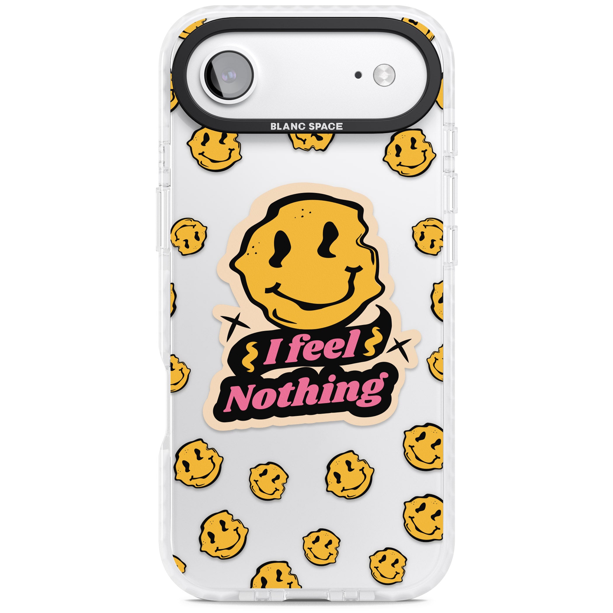 I Feel Nothing (Clear) iPhone 17 Air Impact Clear Phone Case