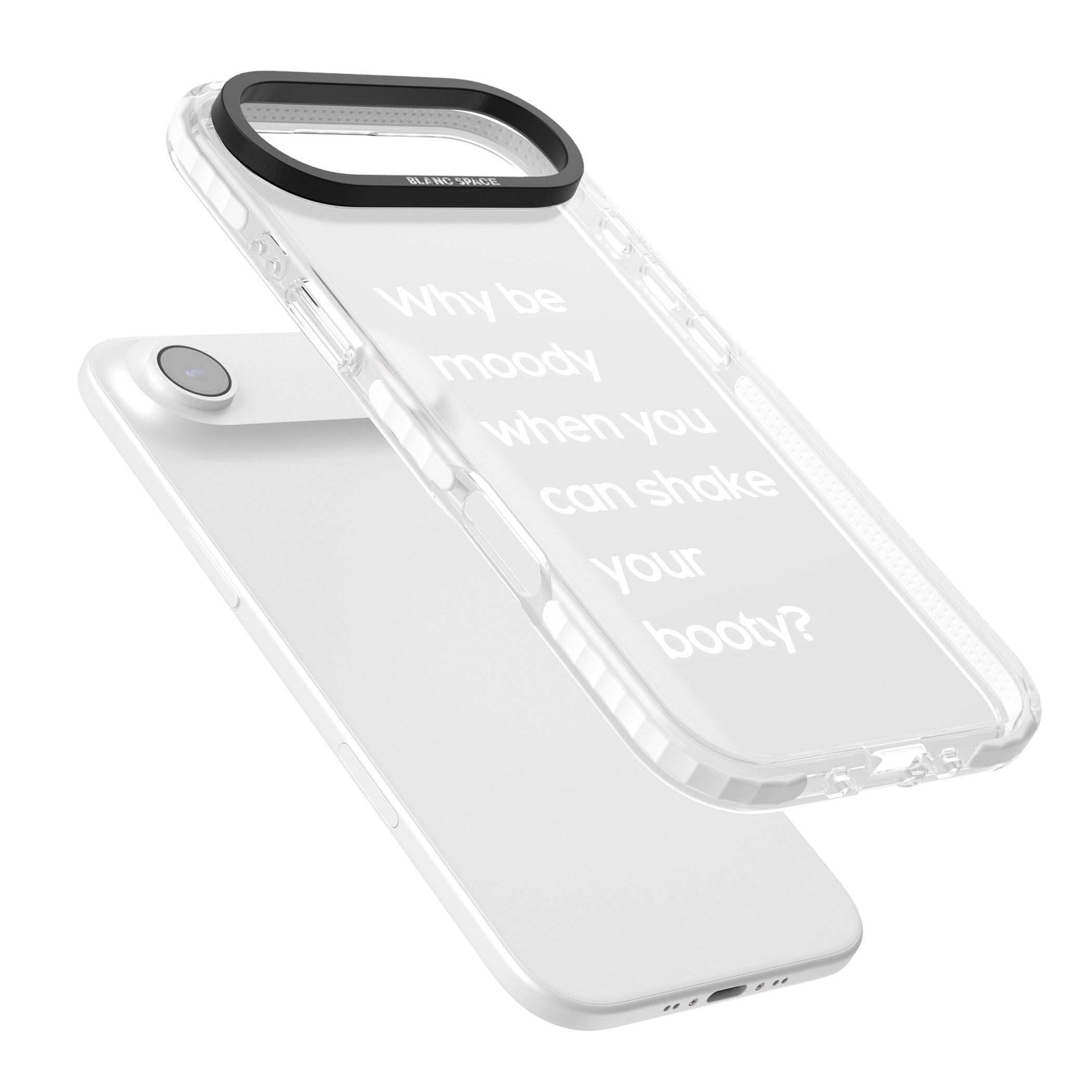 Why Be Moody When You Can Shake Your Booty? iPhone 17 Air Impact Clear Phone Case Colours