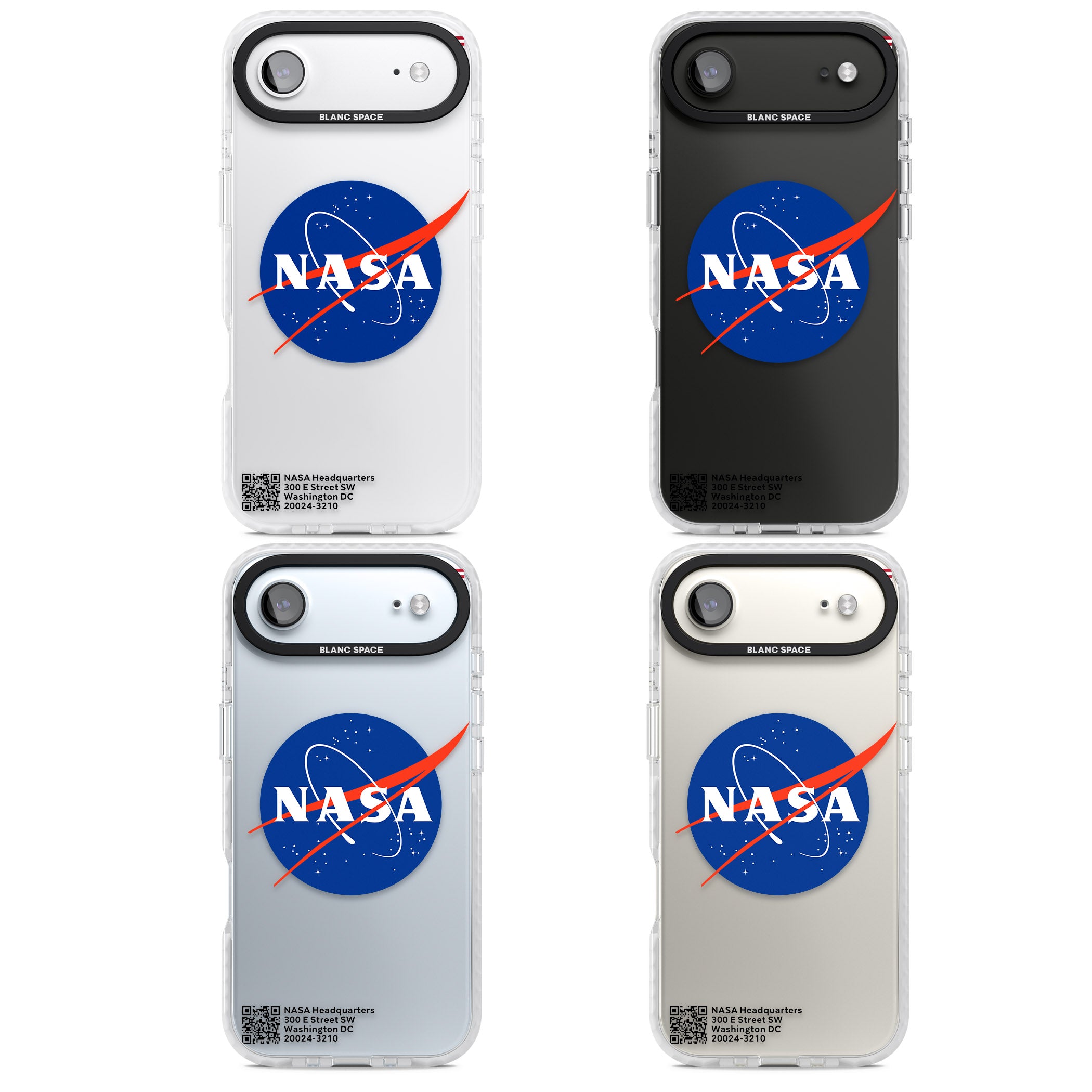 Nasa Meatball iPhone 17 Air Impact Clear Phone Case APT Impact Protection