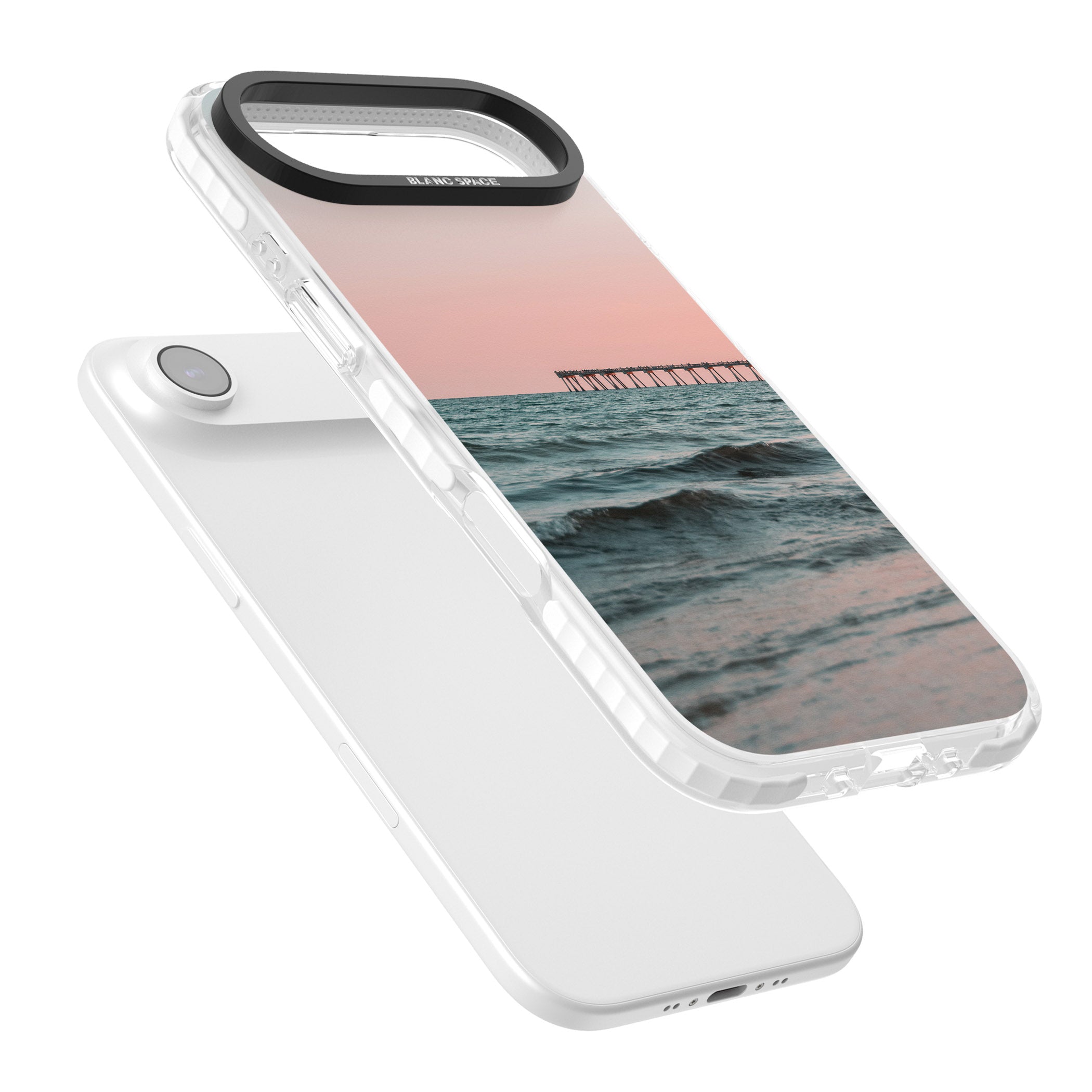 Sunset Pier iPhone 17 Air Impact Clear Phone Case Colours