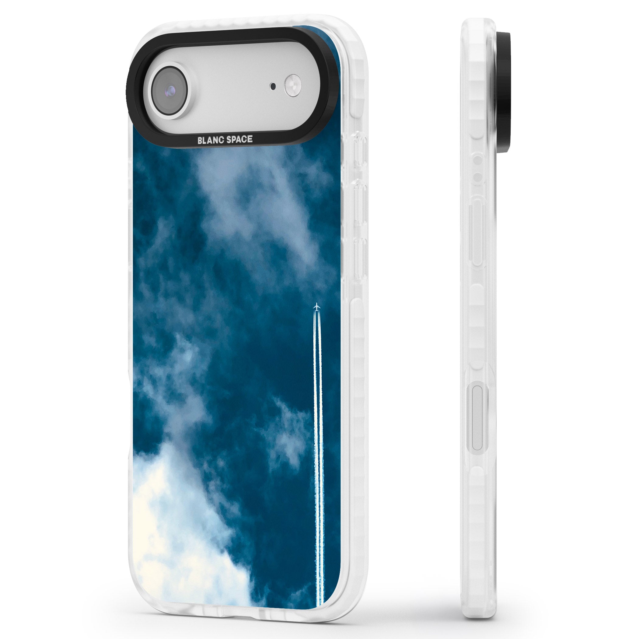 Sky Trail iPhone 17 Air Impact Clear Phone Case Side Profile