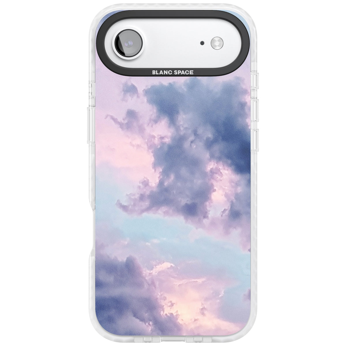 Lavender Clouds iPhone Air Impact Clear Phone Case front