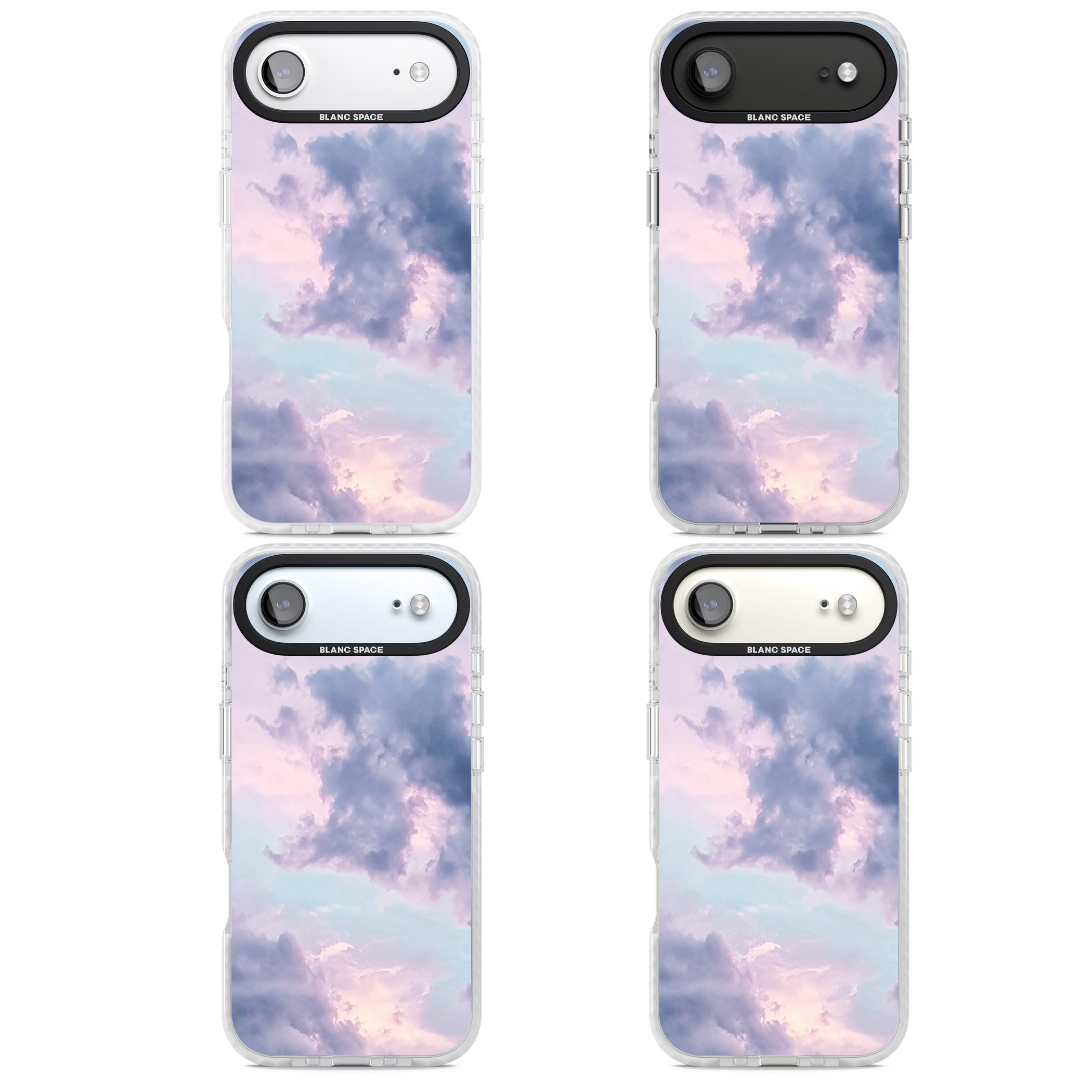 Pastel Sky Clouds iPhone 17 Air Impact Clear Phone Case APT Impact Protection