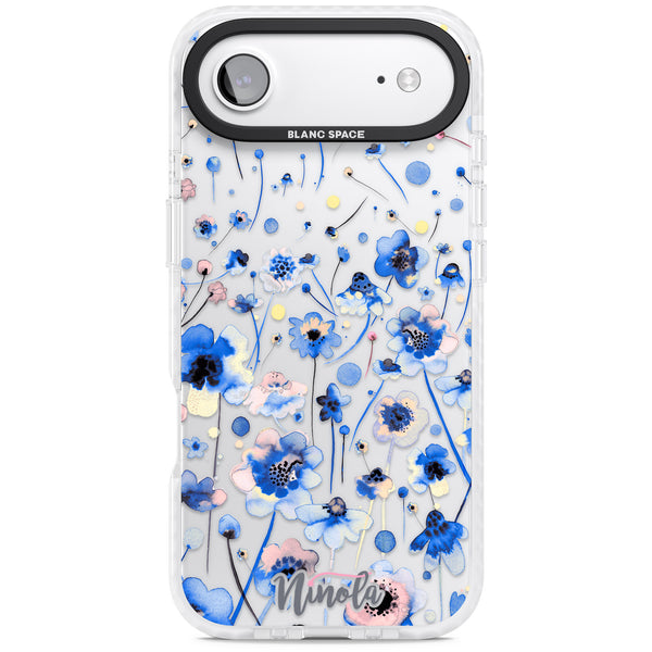 Ink Flowers Blue