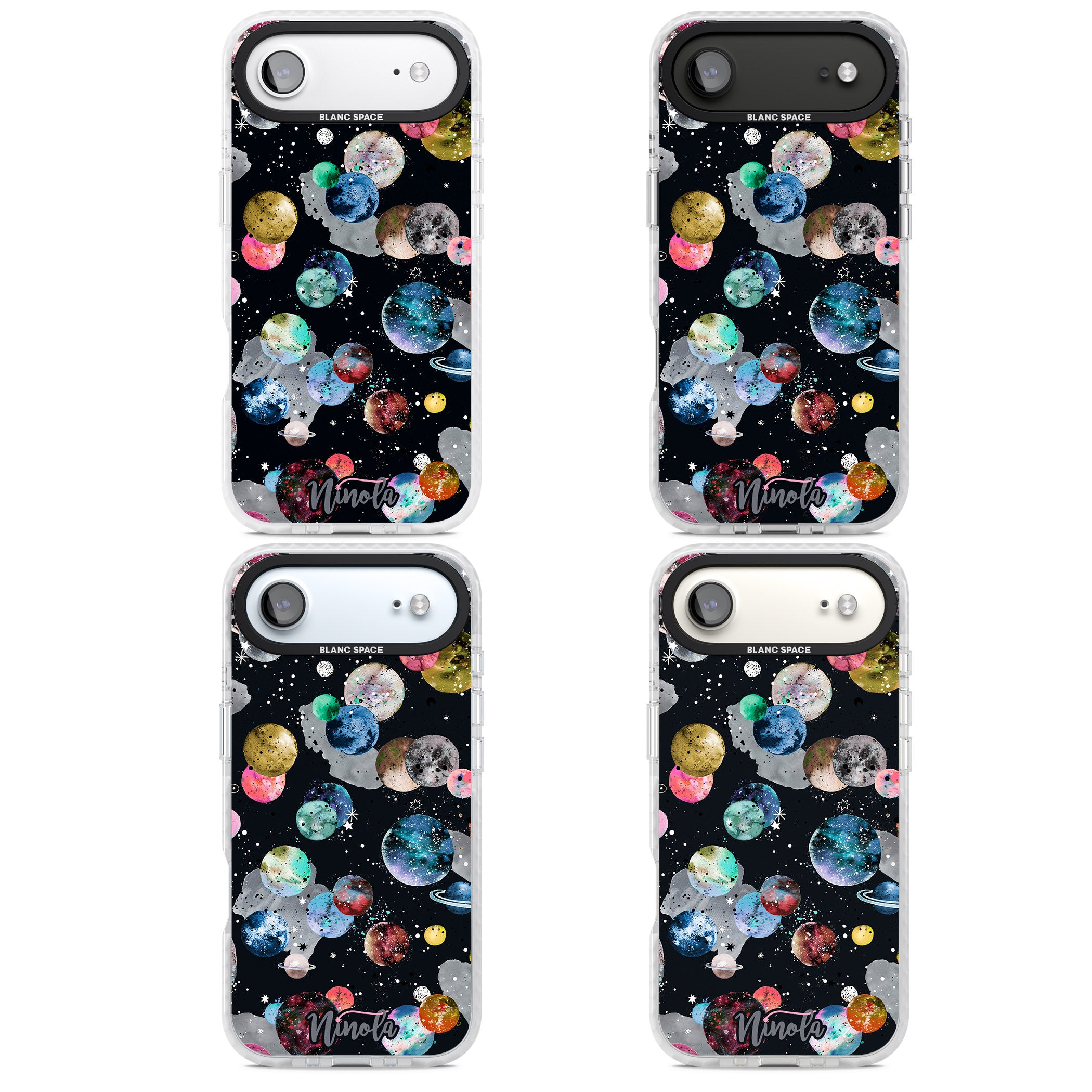 Cosmic Galaxy iPhone 17 Air Impact Clear Phone Case APT Impact Protection