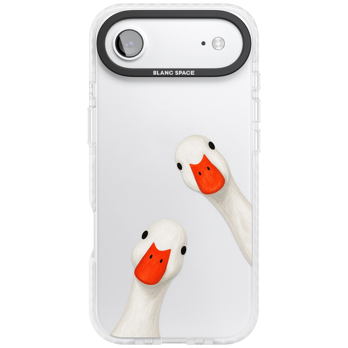 Nosy Ducks iPhone Air Impact Clear Phone Case front