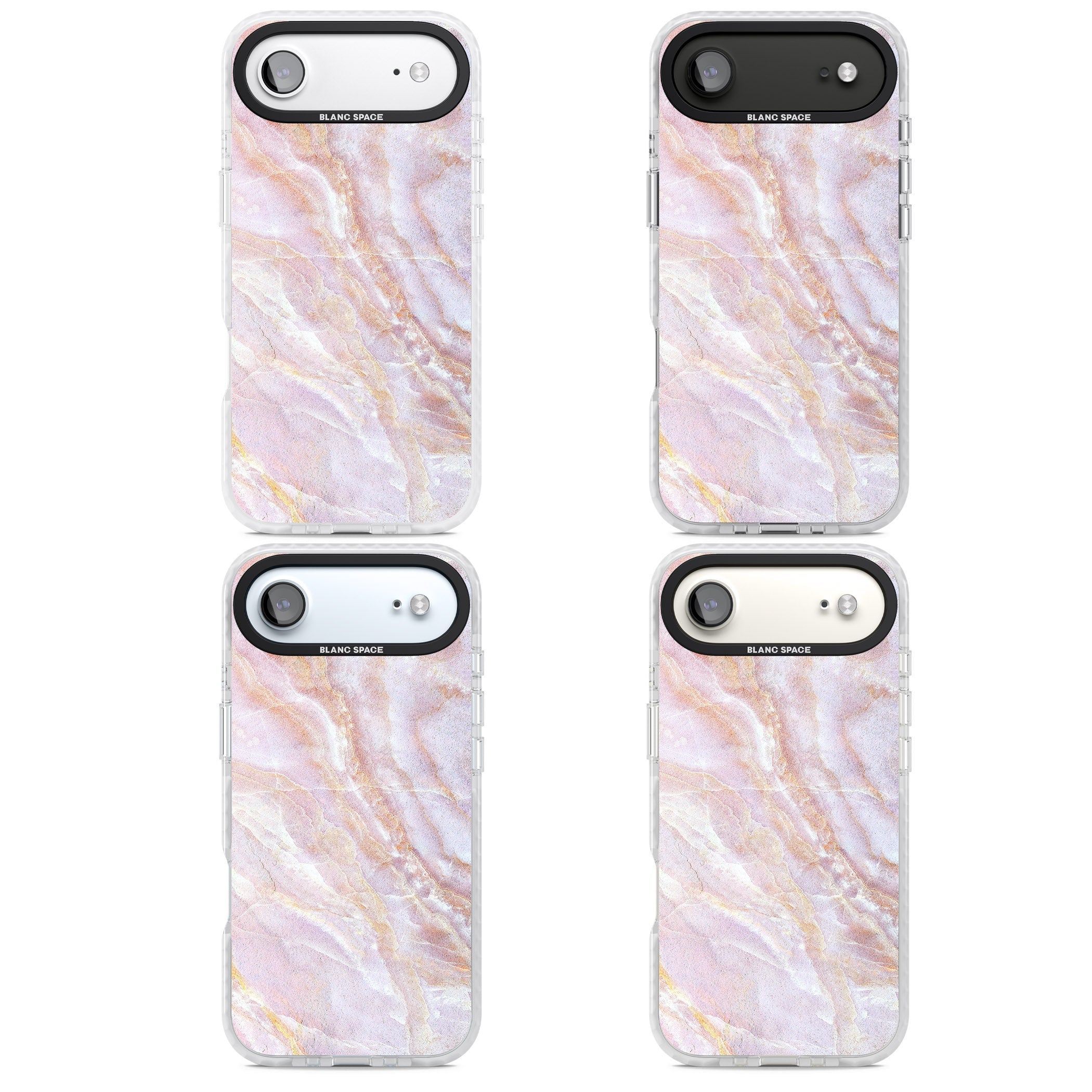Soft Onyx Blush iPhone 17 Air Impact Clear Phone Case APT Impact Protection