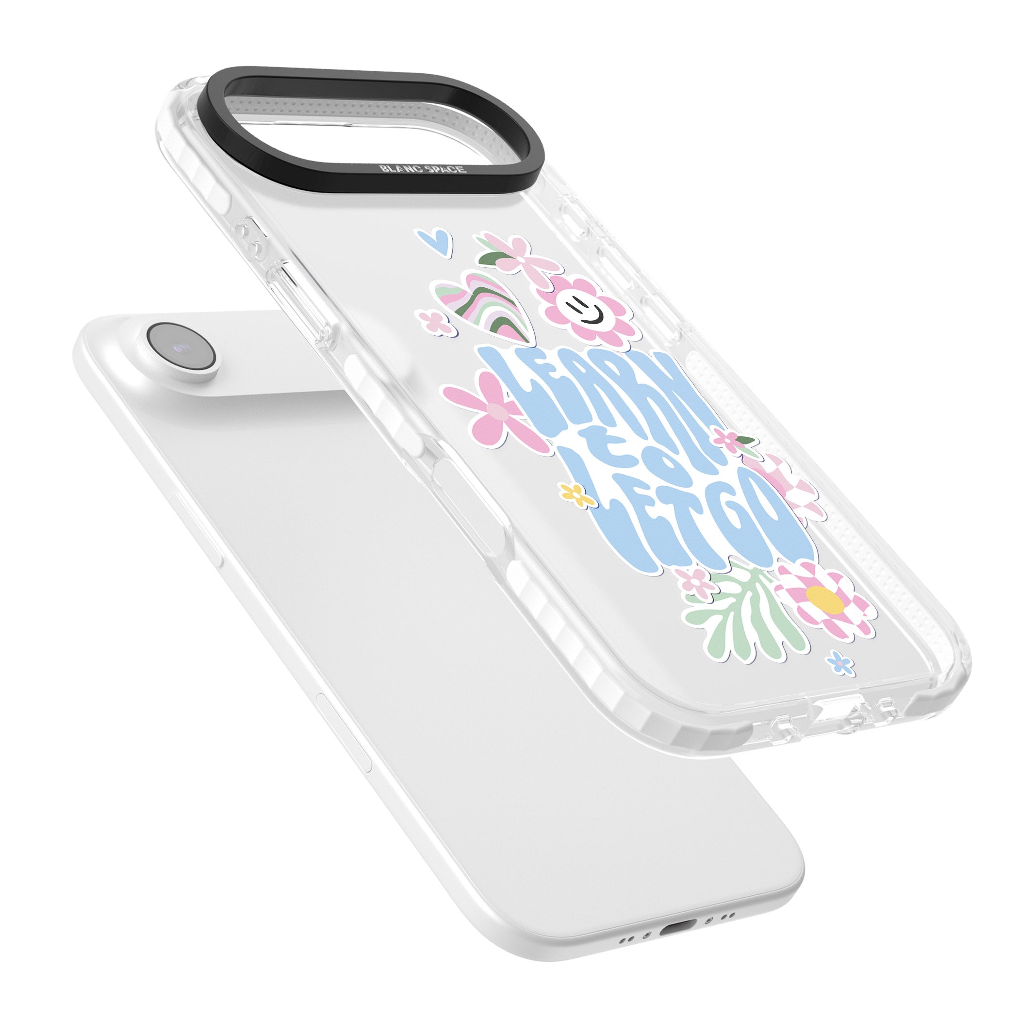 Learn To Let Go iPhone 17 Air Impact Clear Phone Case Colours