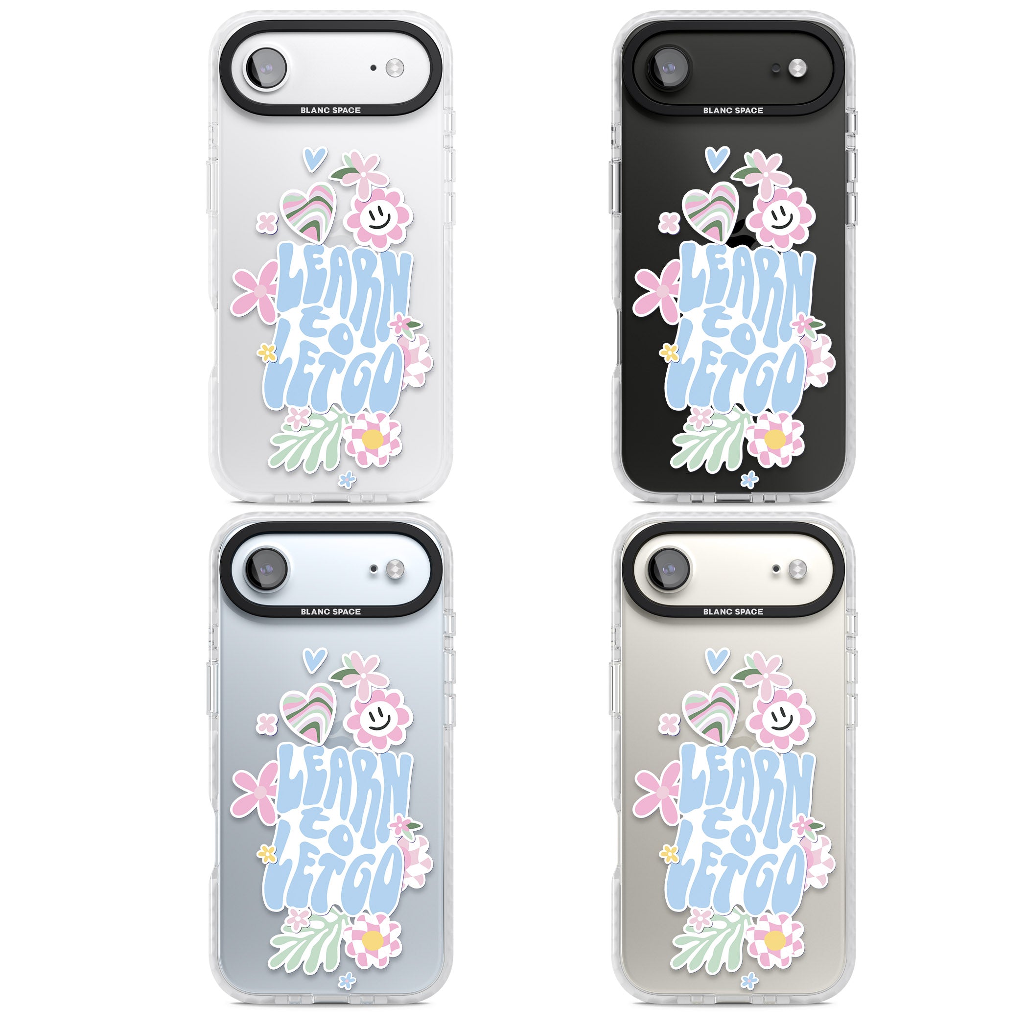 Learn To Let Go iPhone 17 Air Impact Clear Phone Case APT Impact Protection