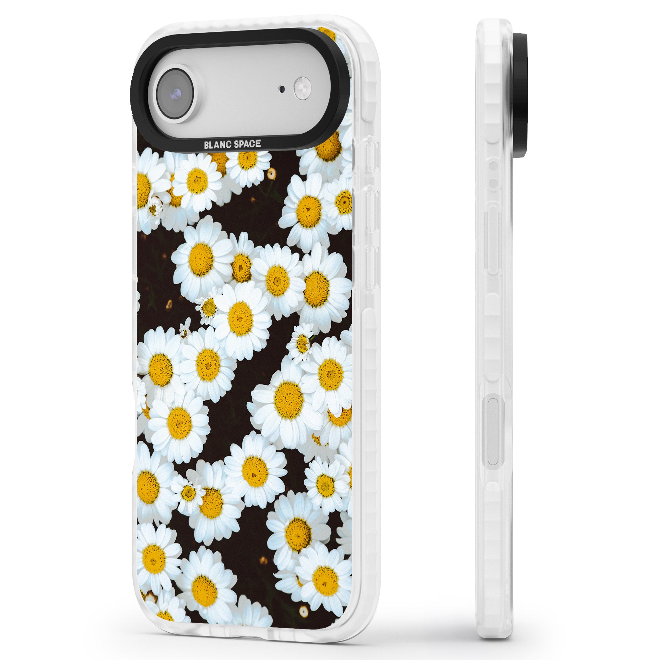 Daisy Dream iPhone 17 Air Impact Clear Phone Case Side Profile