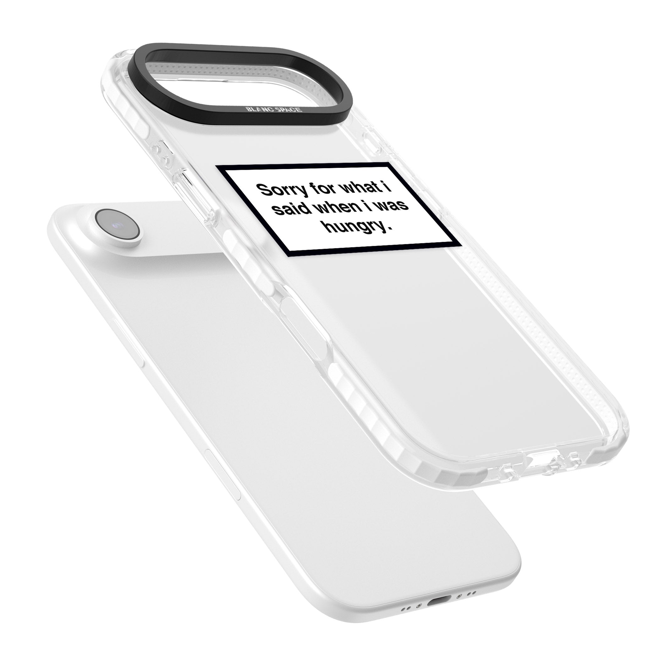 Sorry For What I Said iPhone 17 Air Impact Clear Phone Case Colours