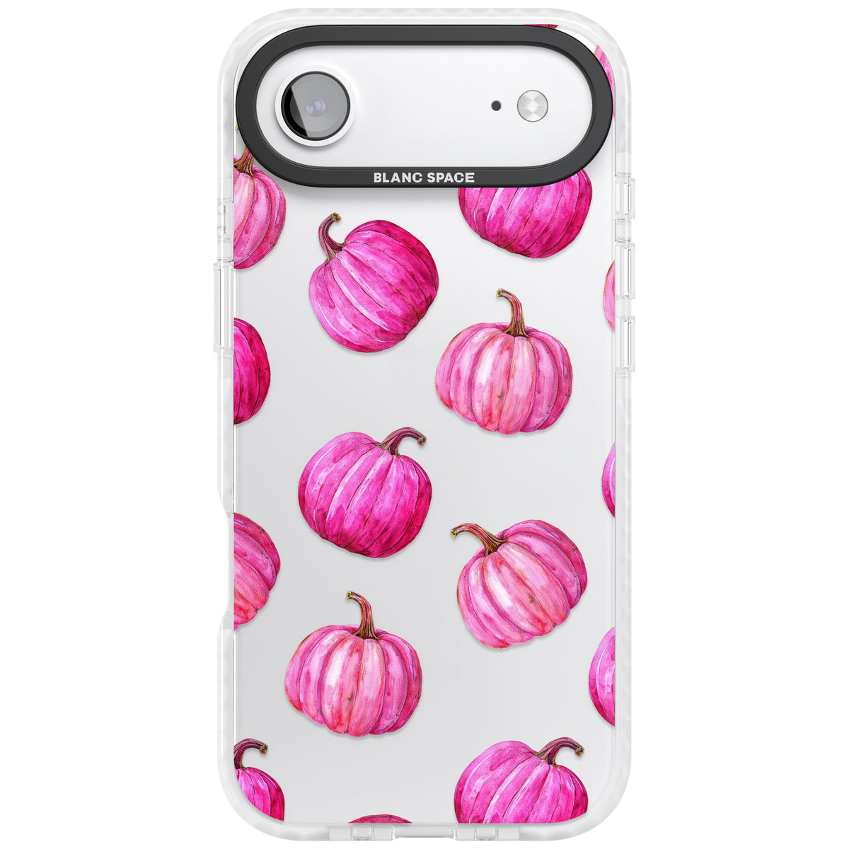 Pink Pumpkins iPhone Air Impact Clear Phone Case front