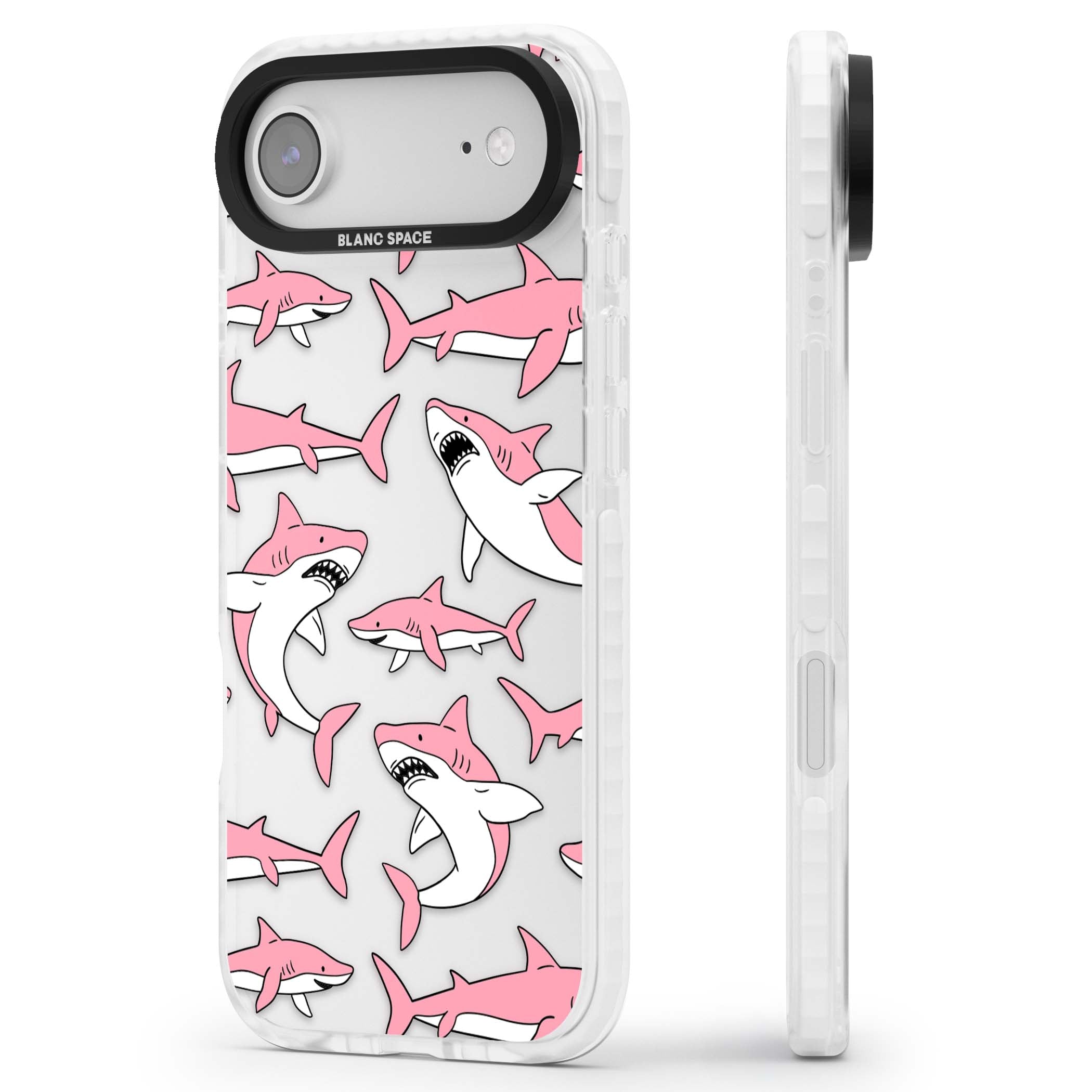 Bubblegum Sharks for her iPhone case | Black Impact case for iPhone Air