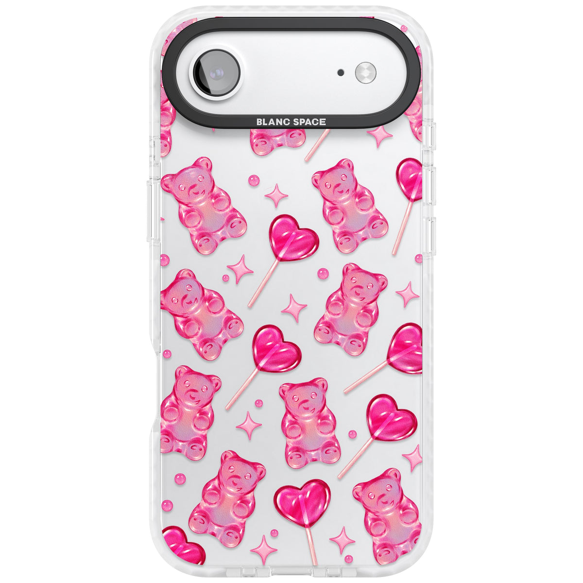 Pink Sugar iPhone Air Impact Clear Phone Case front
