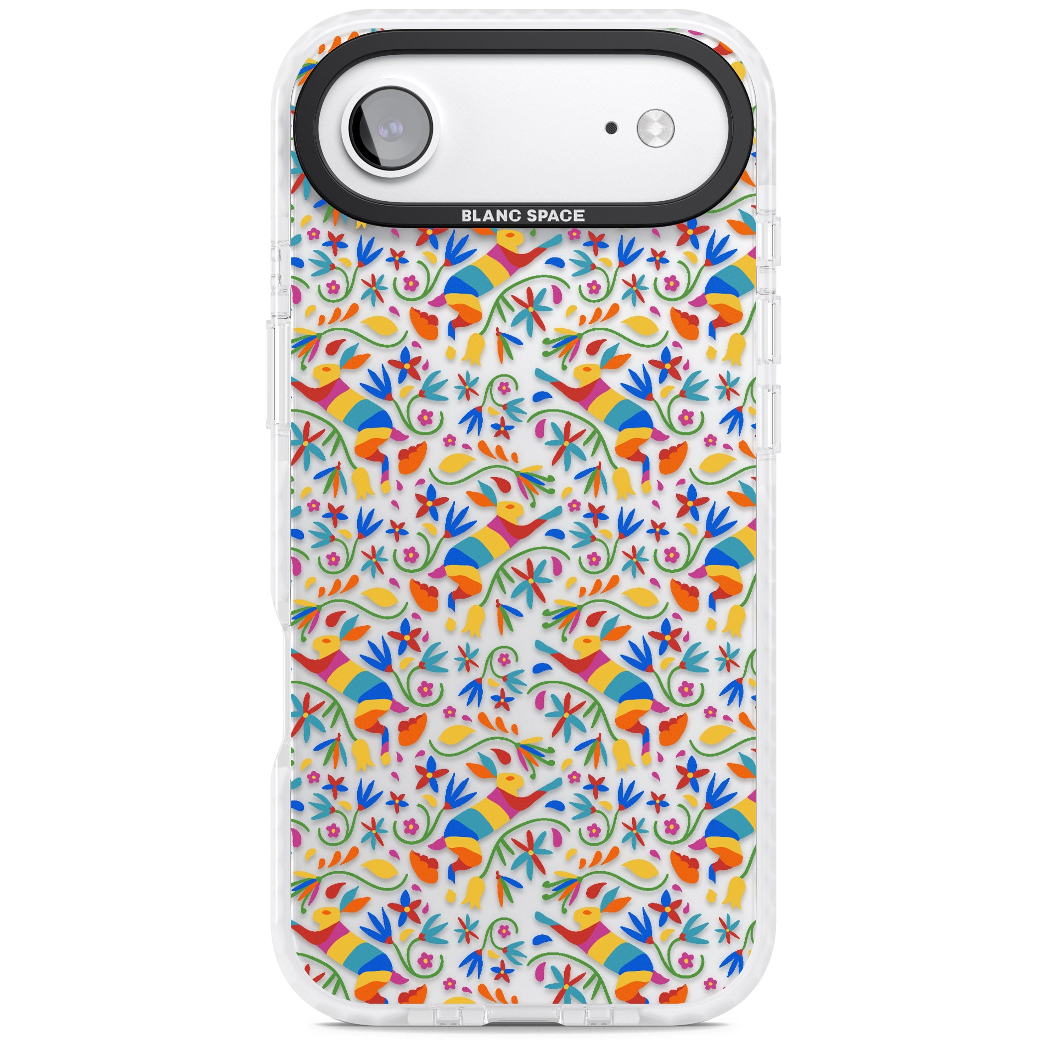 Vibrant Floral Mosaic iPhone 17 Air Impact Clear Phone Case