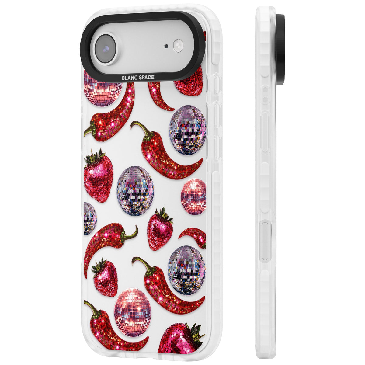 Spicy Disco iPhone Air Impact Clear Phone Case side
