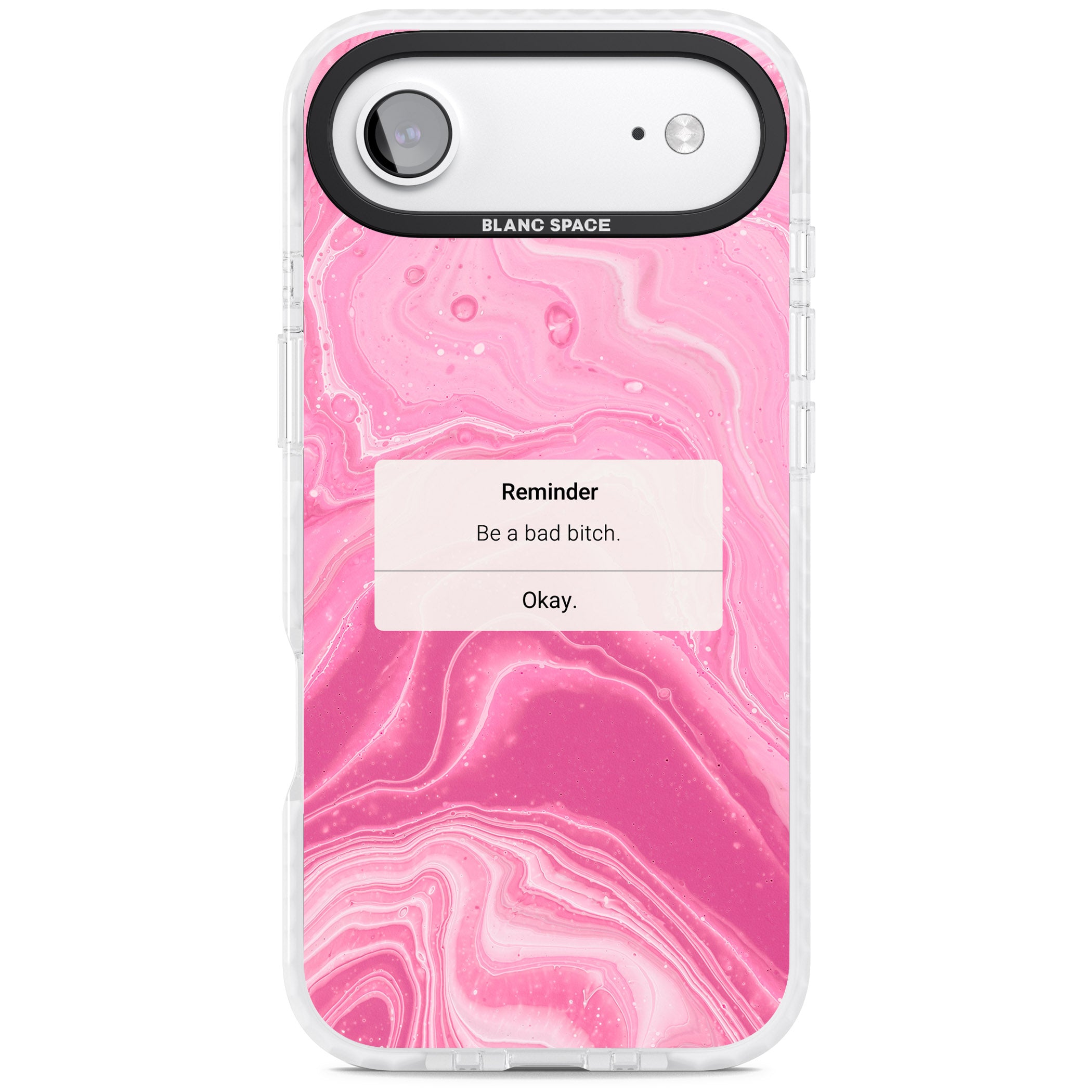 Bad Bitch Reminder iPhone 17 Air Impact Clear Phone Case