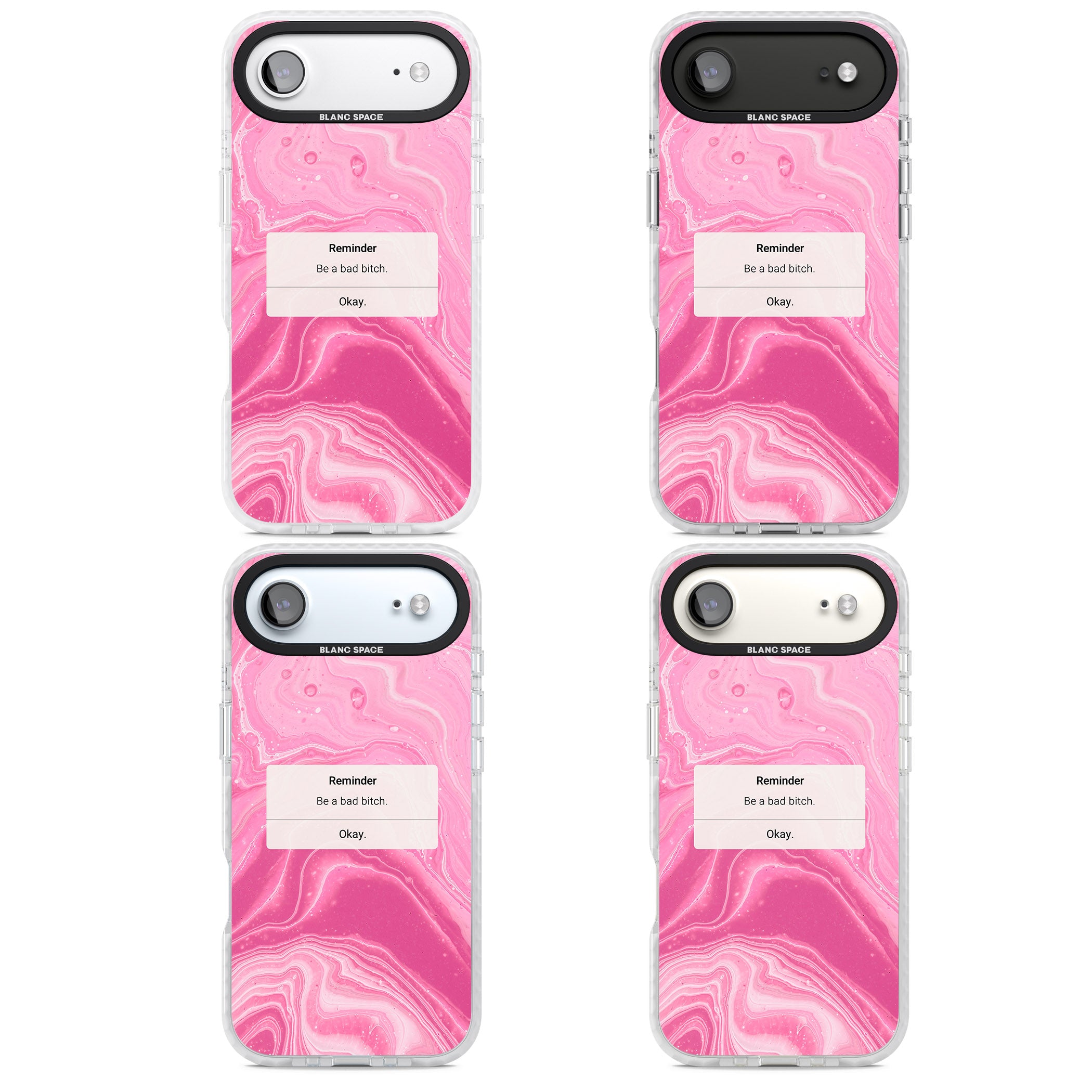 Bad Bitch Reminder iPhone 17 Air Impact Clear Phone Case APT Impact Protection